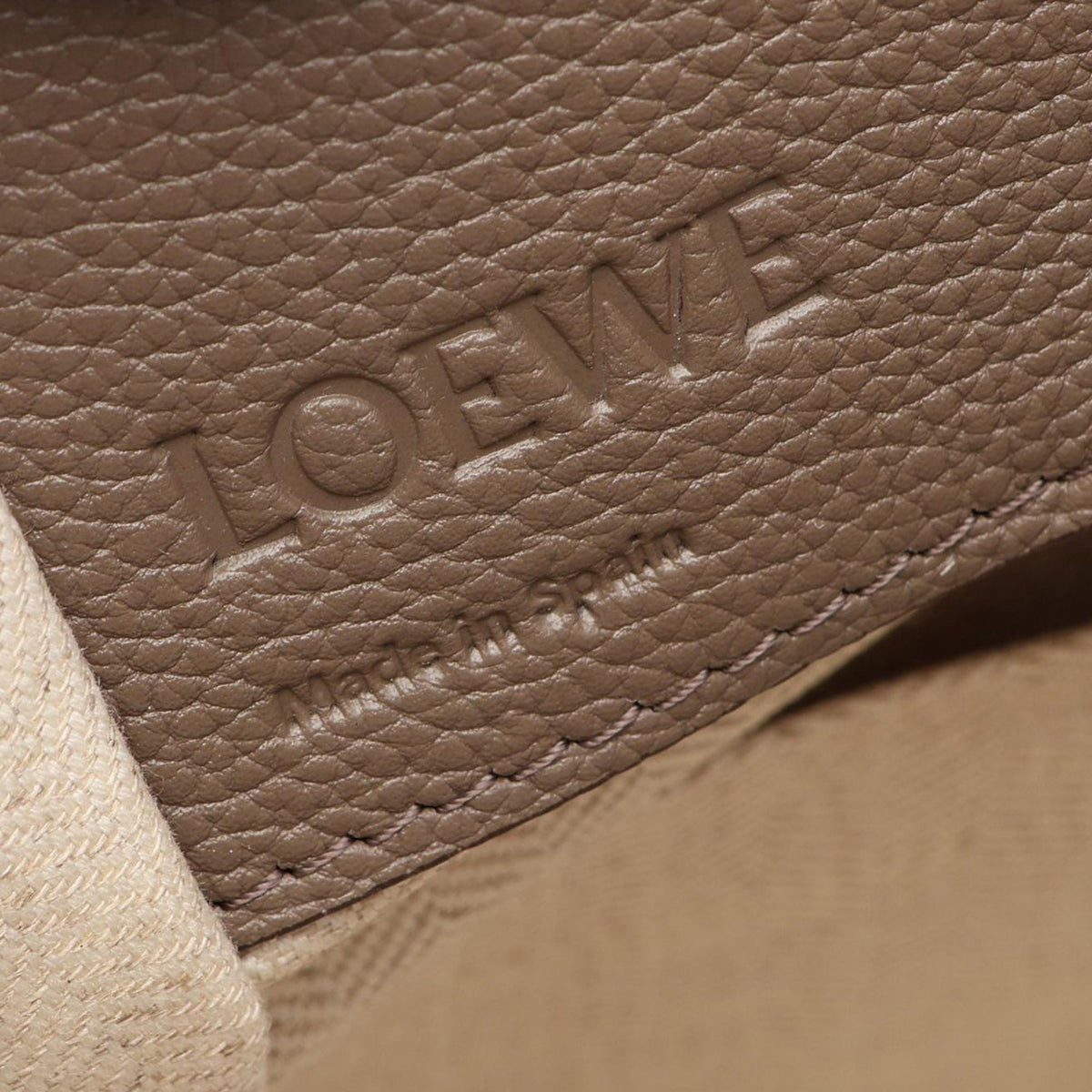 LOEWE Soft Grained Calfskin Compact Hammock Bag