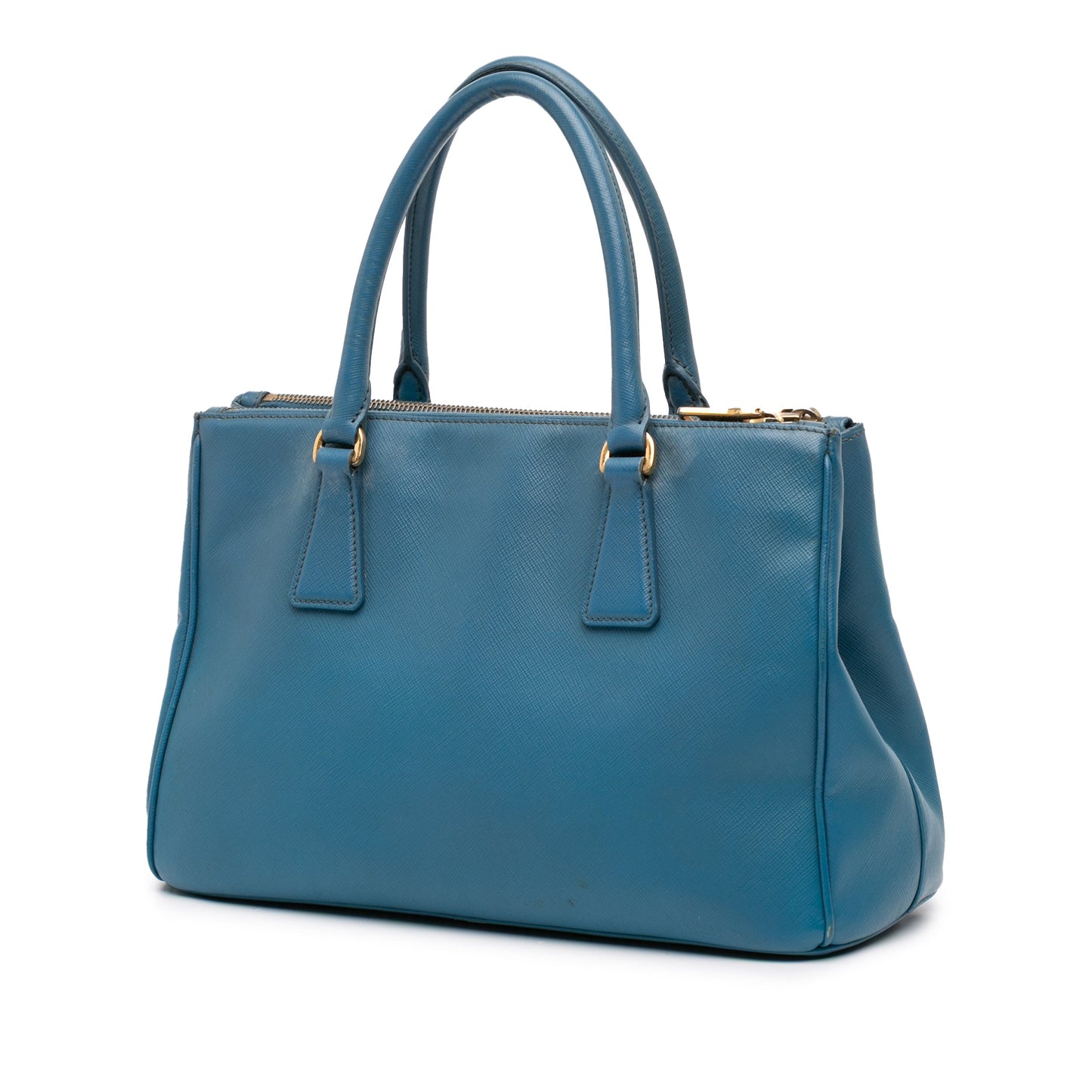 Prada Small Saffiano Lux Galleria Double Zip Satchel