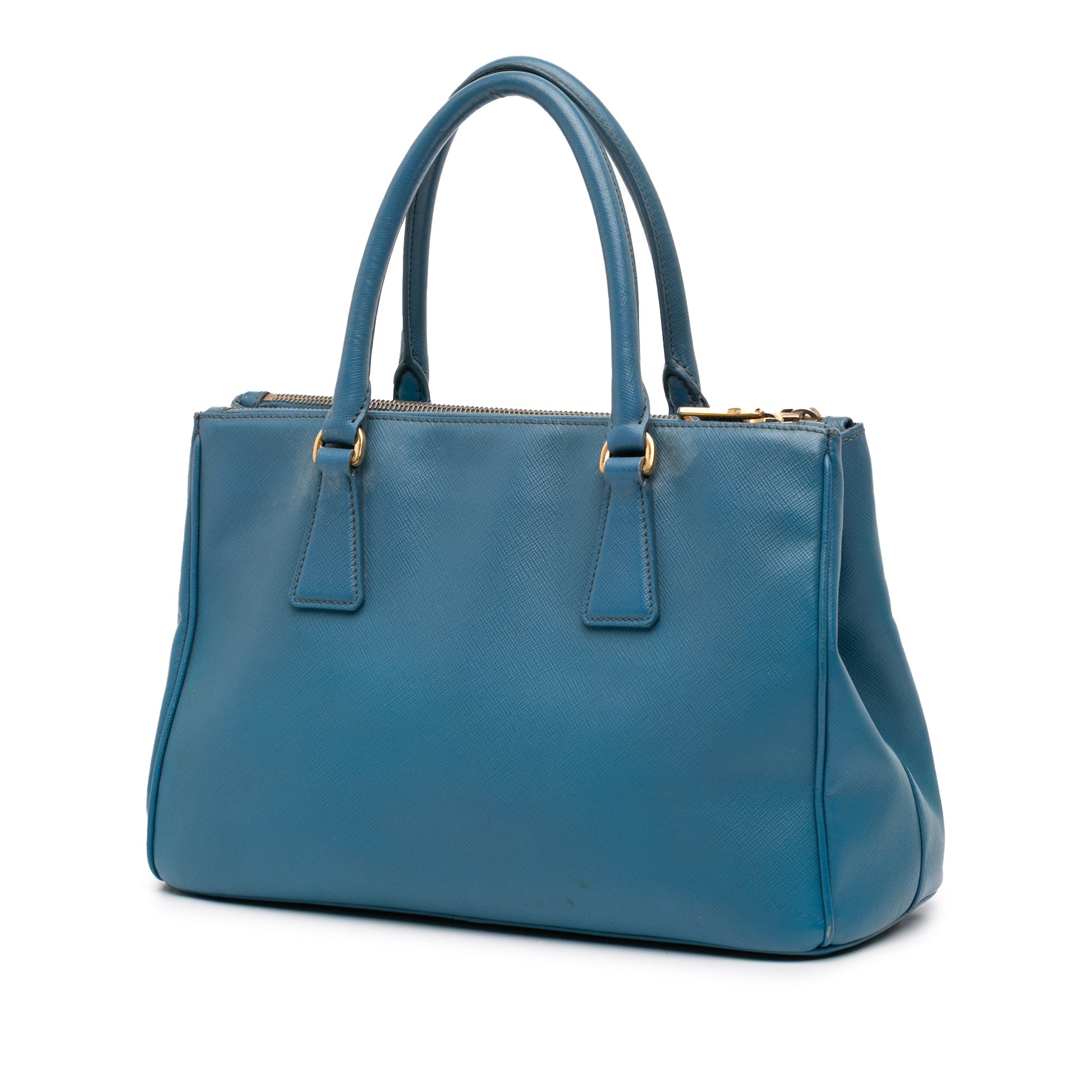 Prada Small Saffiano Lux Galleria Double Zip Satchel