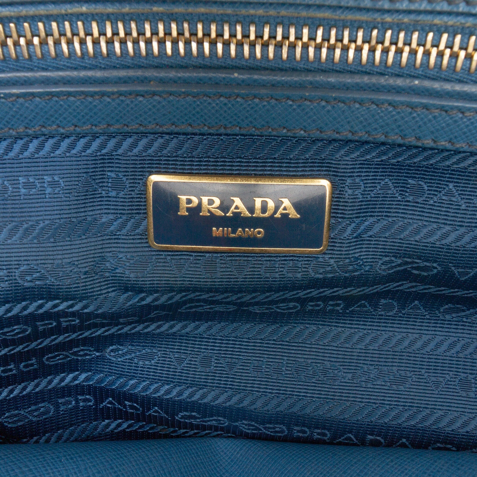 Prada Small Saffiano Lux Galleria Double Zip Satchel