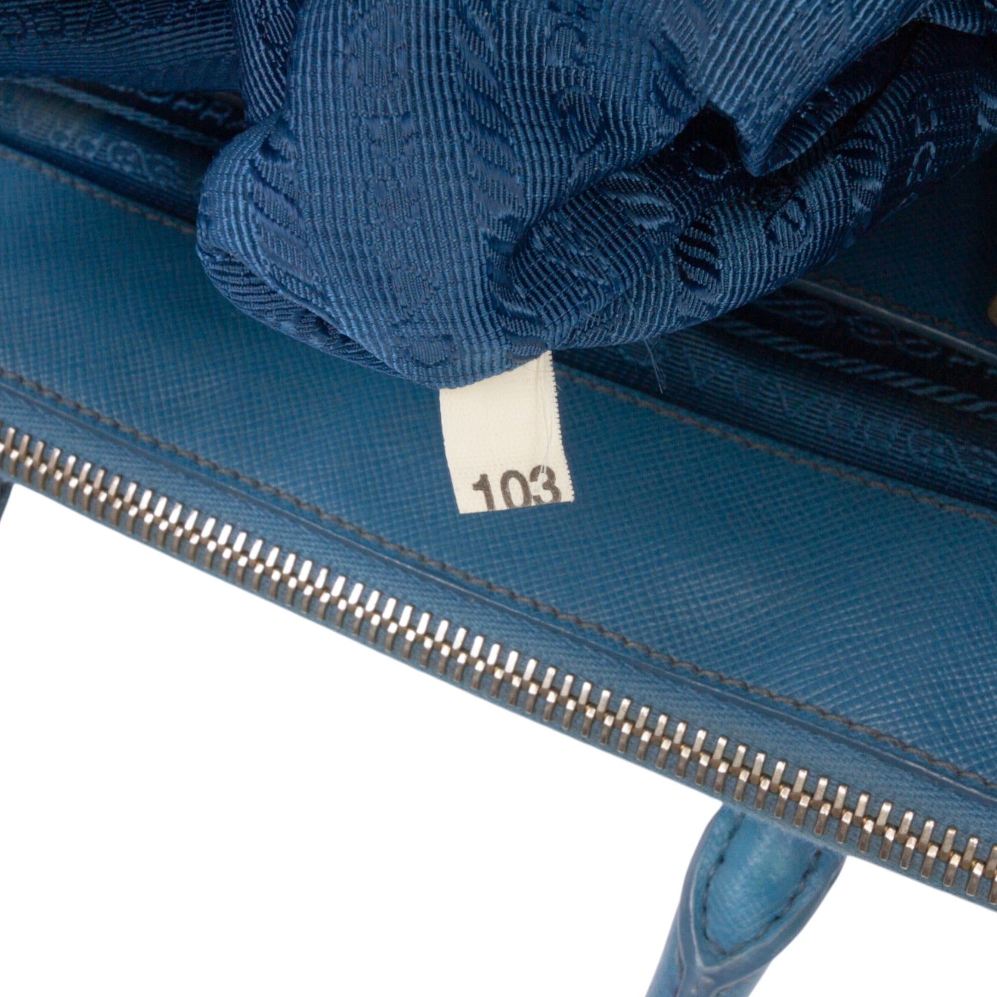 Prada Small Saffiano Lux Galleria Double Zip Satchel