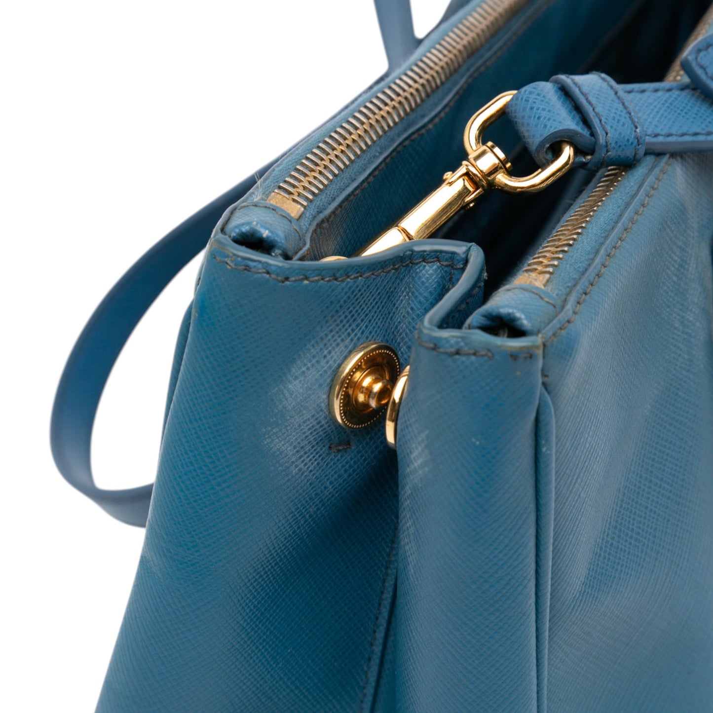 Prada Small Saffiano Lux Galleria Double Zip Satchel