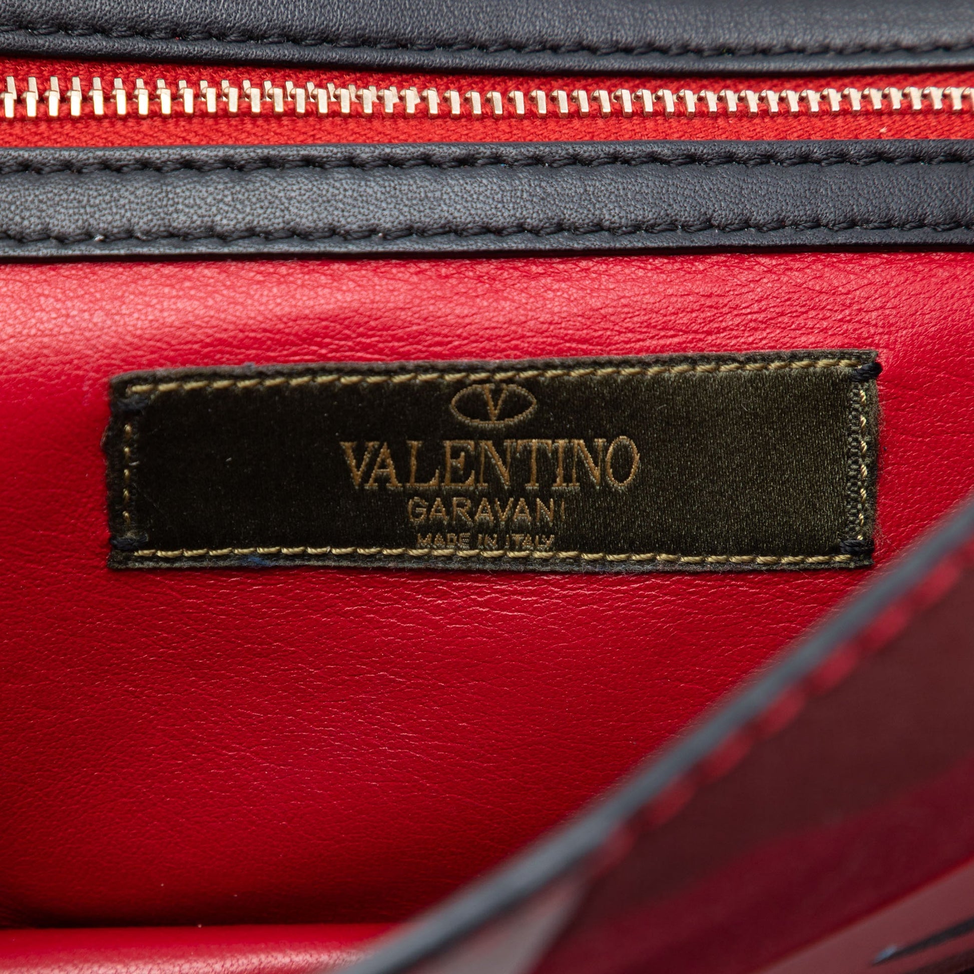 Valentino Medium Nappa and Canvas Camouflage Rockstud Glam Lock Crossbody