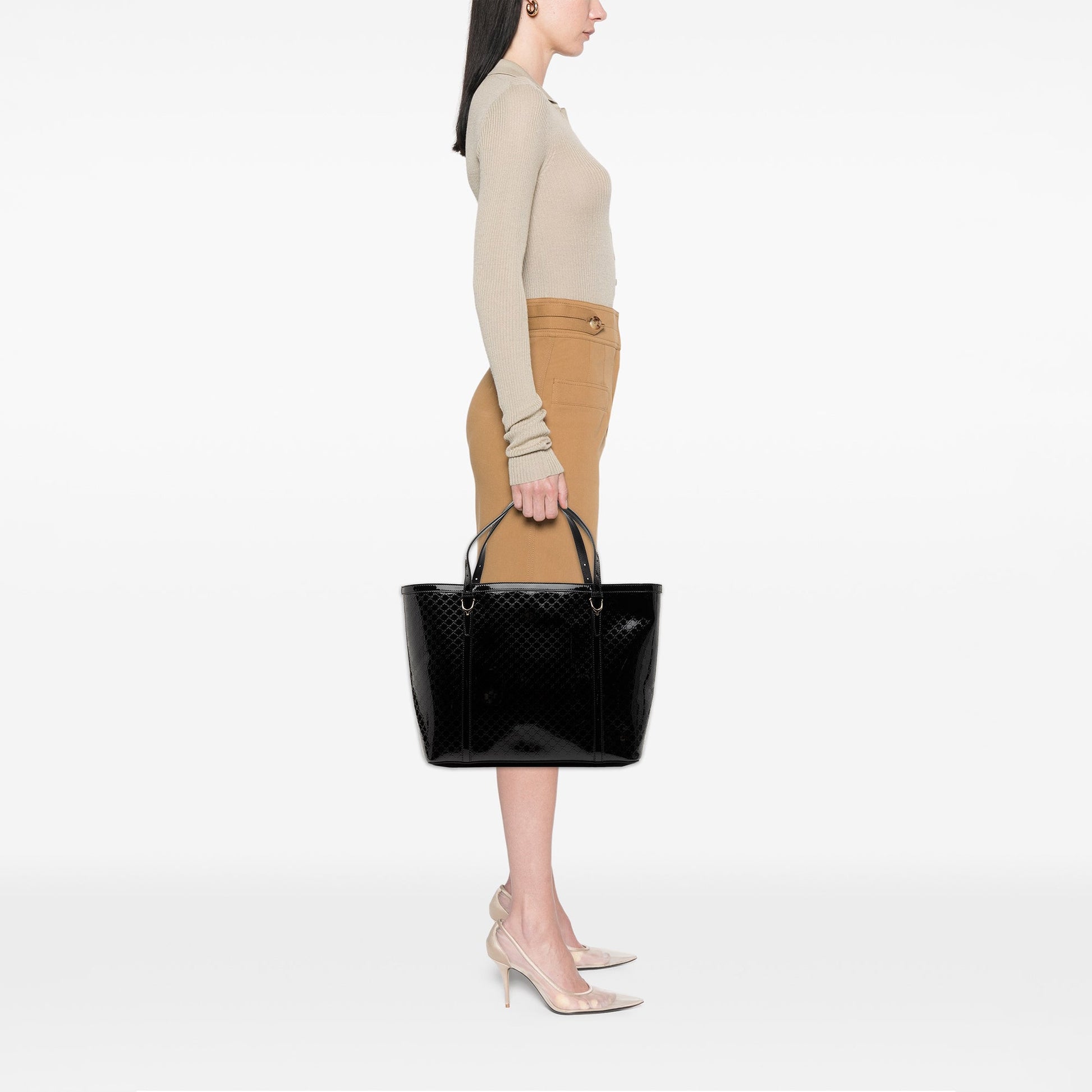 Gucci Microguccissima Patent Nice Tote