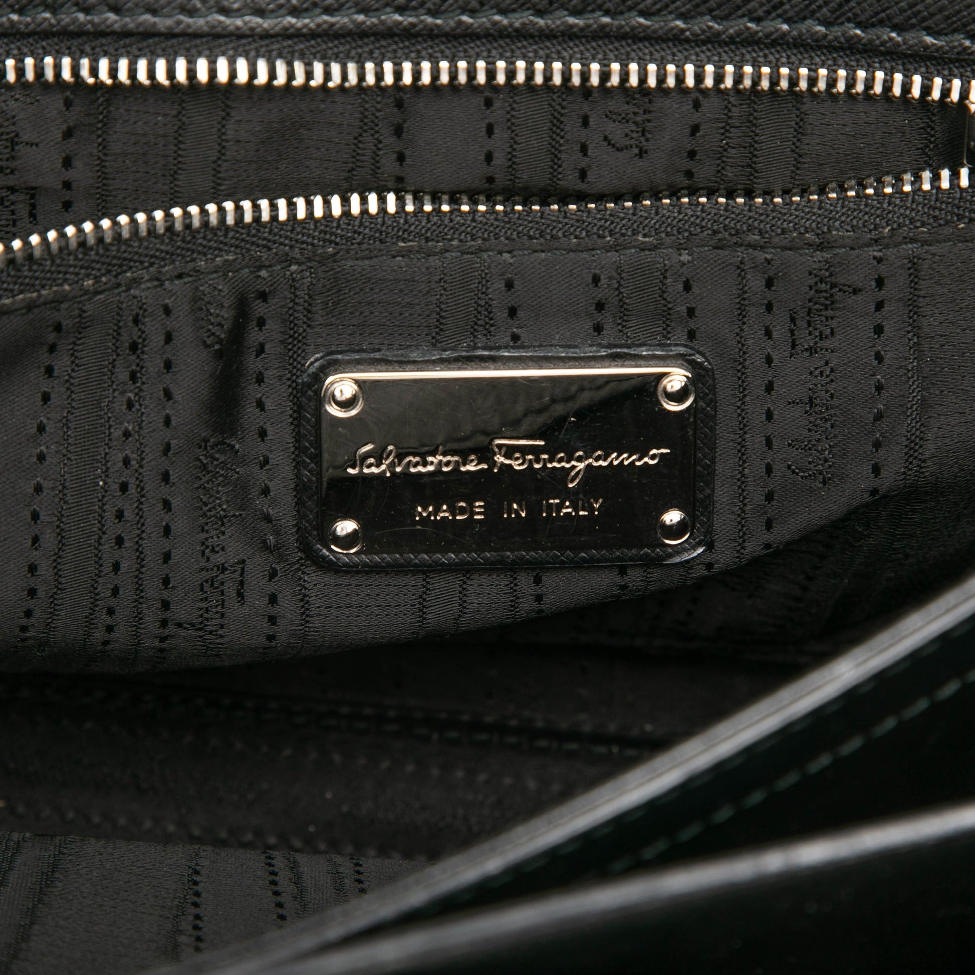 Ferragamo Small Leather Double Gancini Sandrine Shoulder Bag