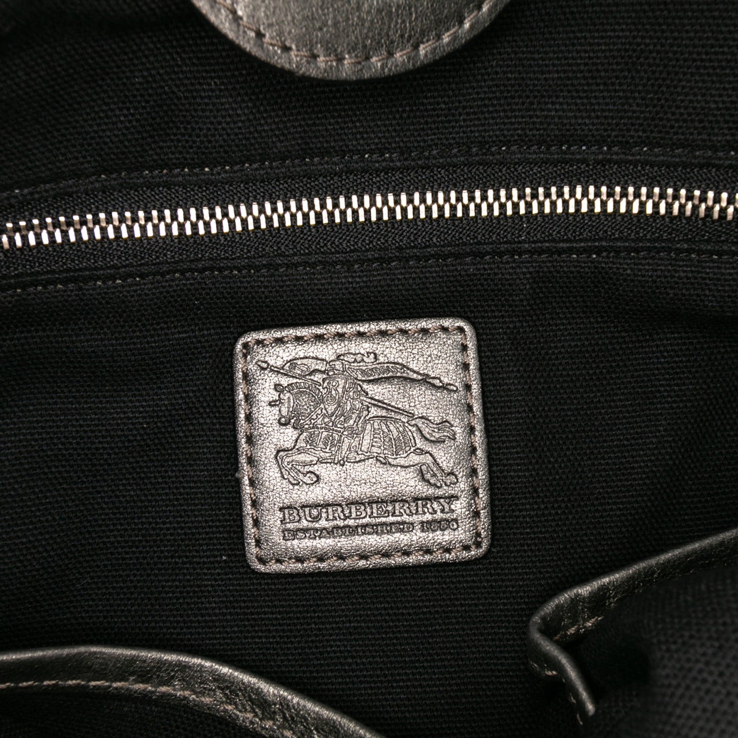 Burberry Shimmer Check Canvas Tote