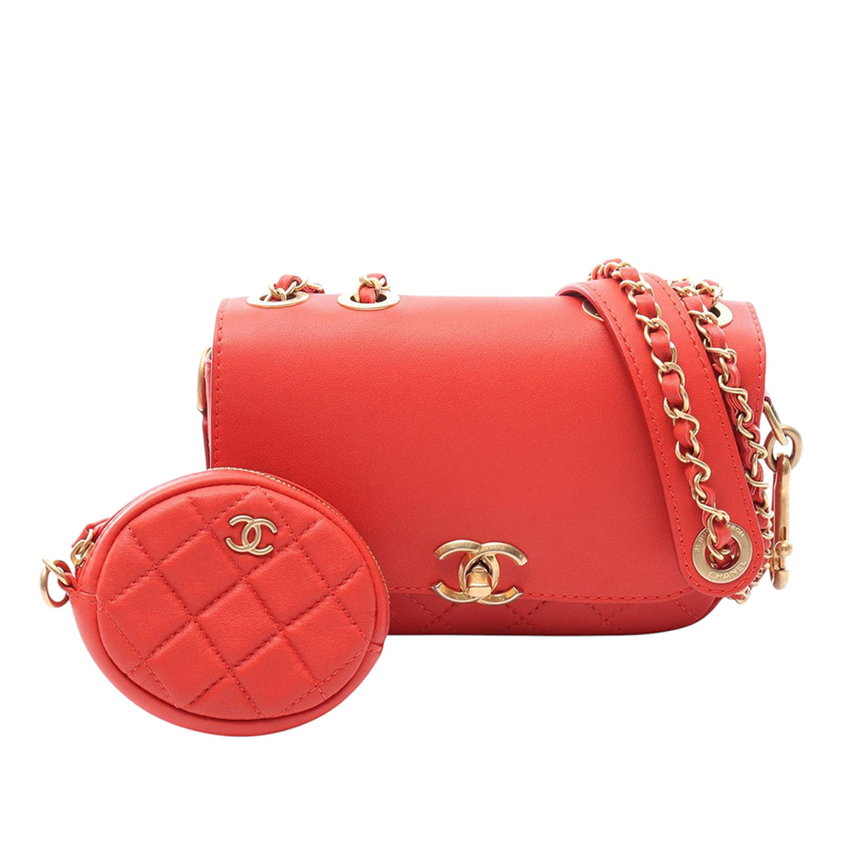 Chanel Quilted Calfskin Multi Pouching Flap
