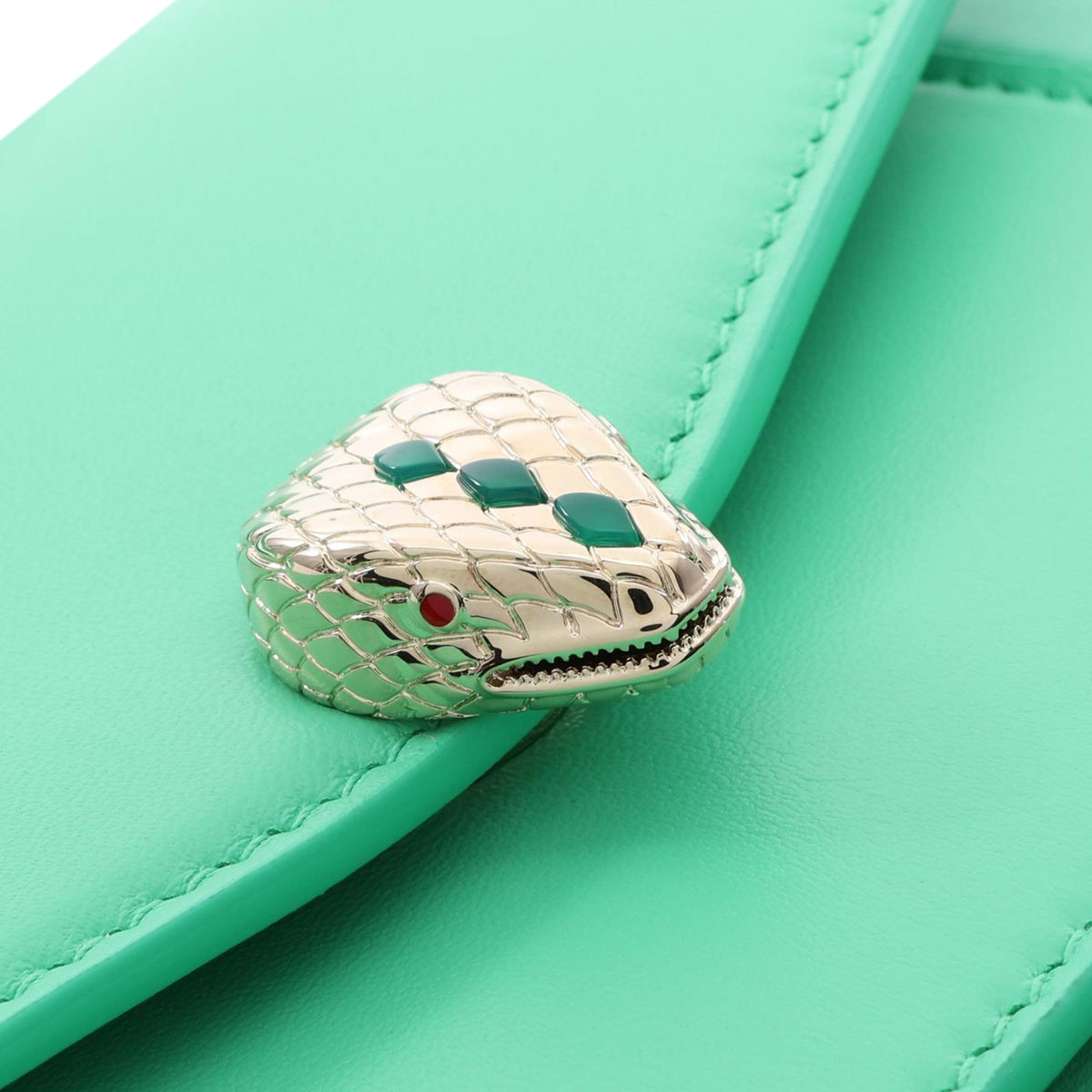 Bvlgari Leather Serpenti Forever Maxi Chain Top Handle Bag