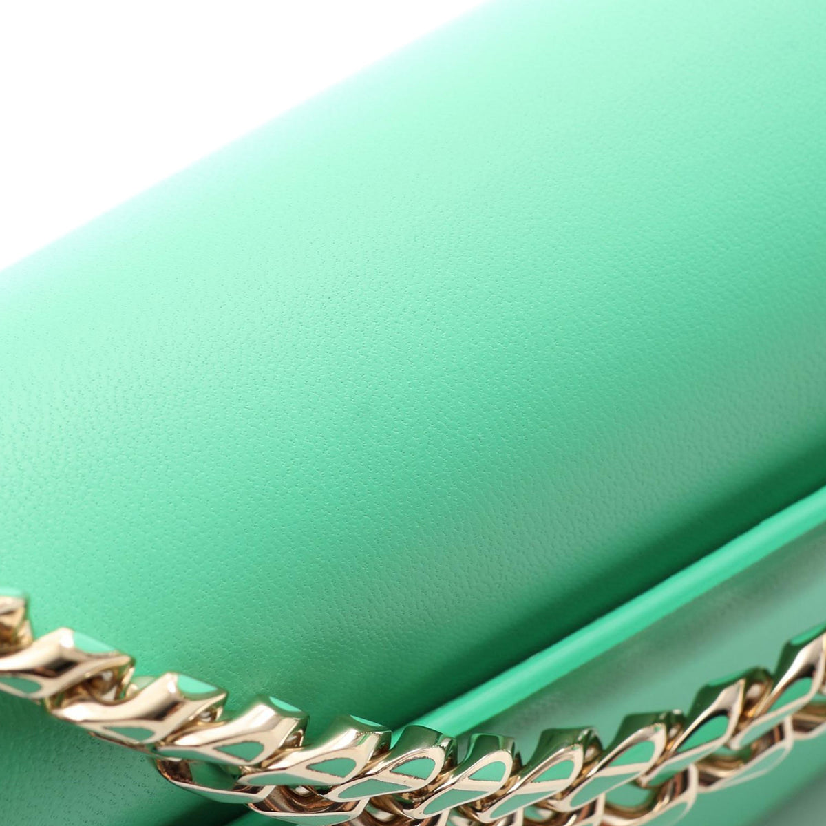 Bvlgari Leather Serpenti Forever Maxi Chain Top Handle Bag