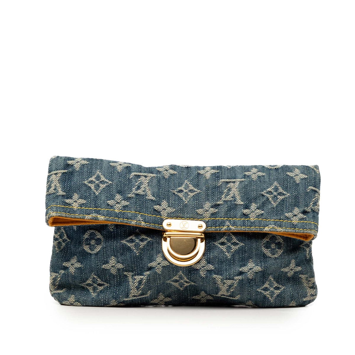 Louis Vuitton Monogram Denim Pochette Plate