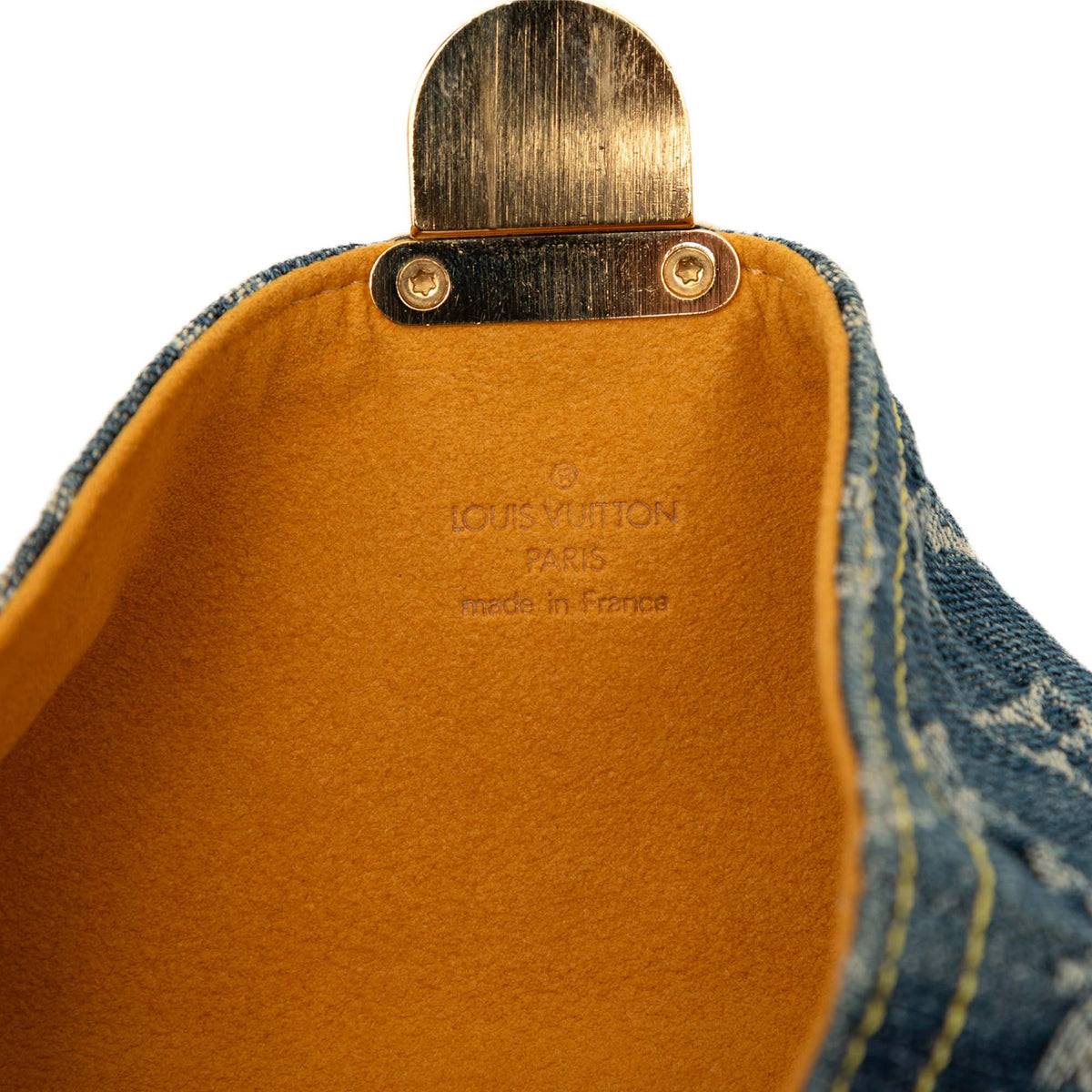 Louis Vuitton Monogram Denim Pochette Plate
