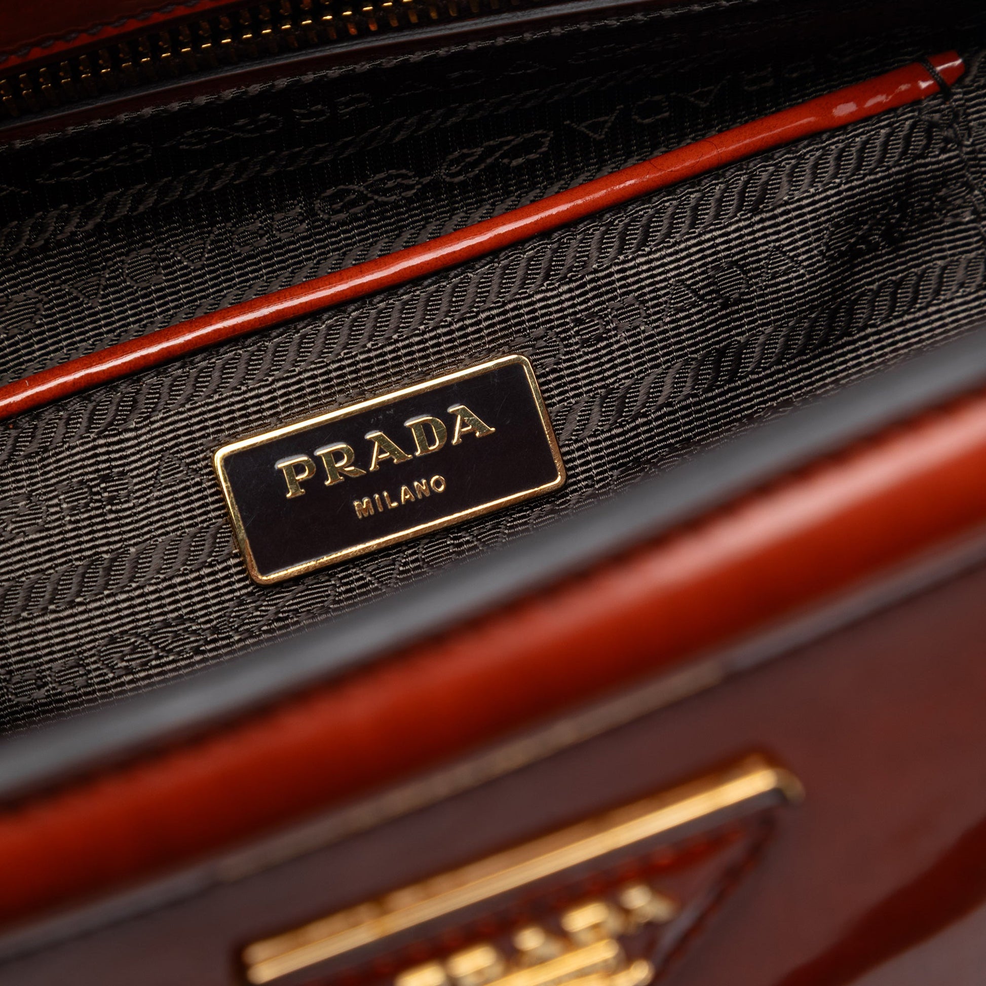Prada Spazzolato Parabole Tote