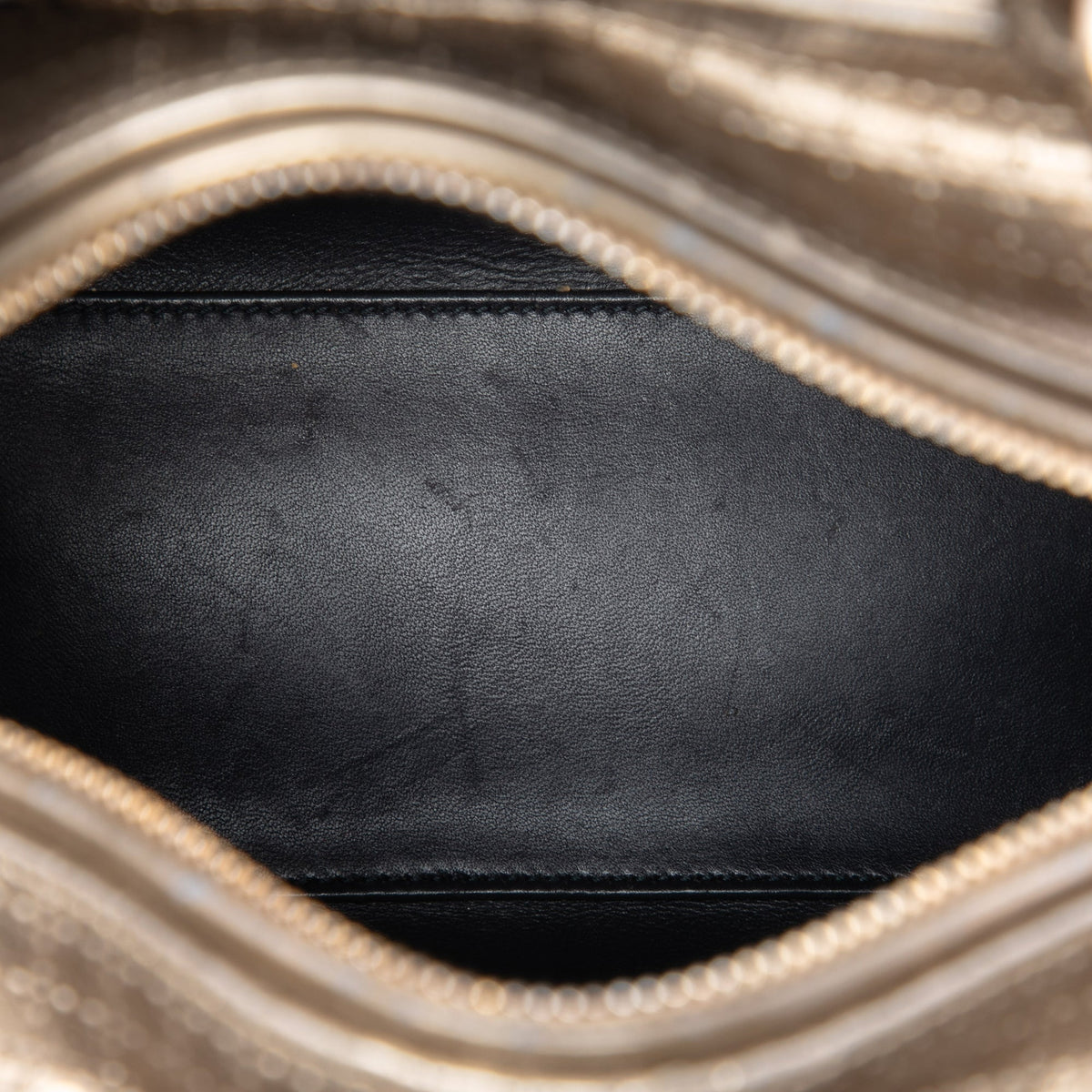 Dior Medium Metallic Patent Microcannage Lady Dior