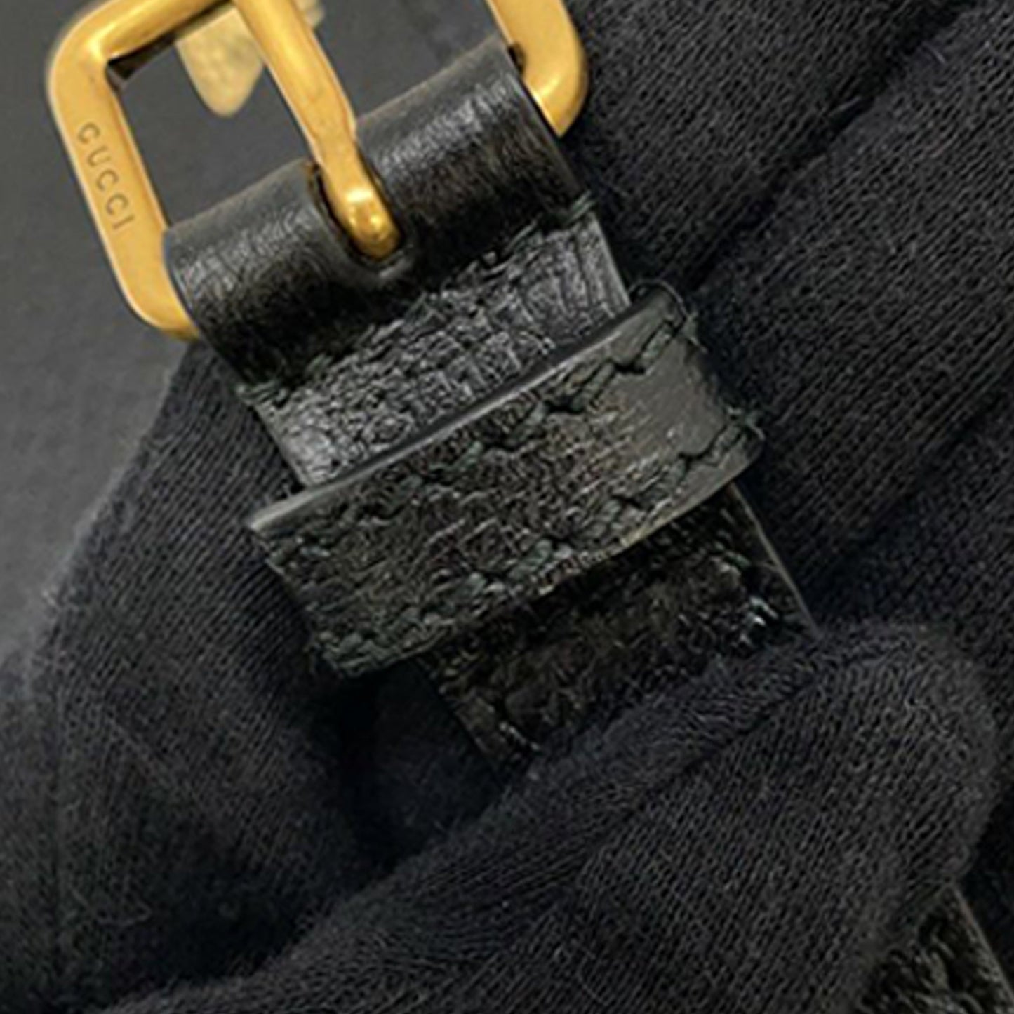 Gucci Leather Bee Star Belt Bag