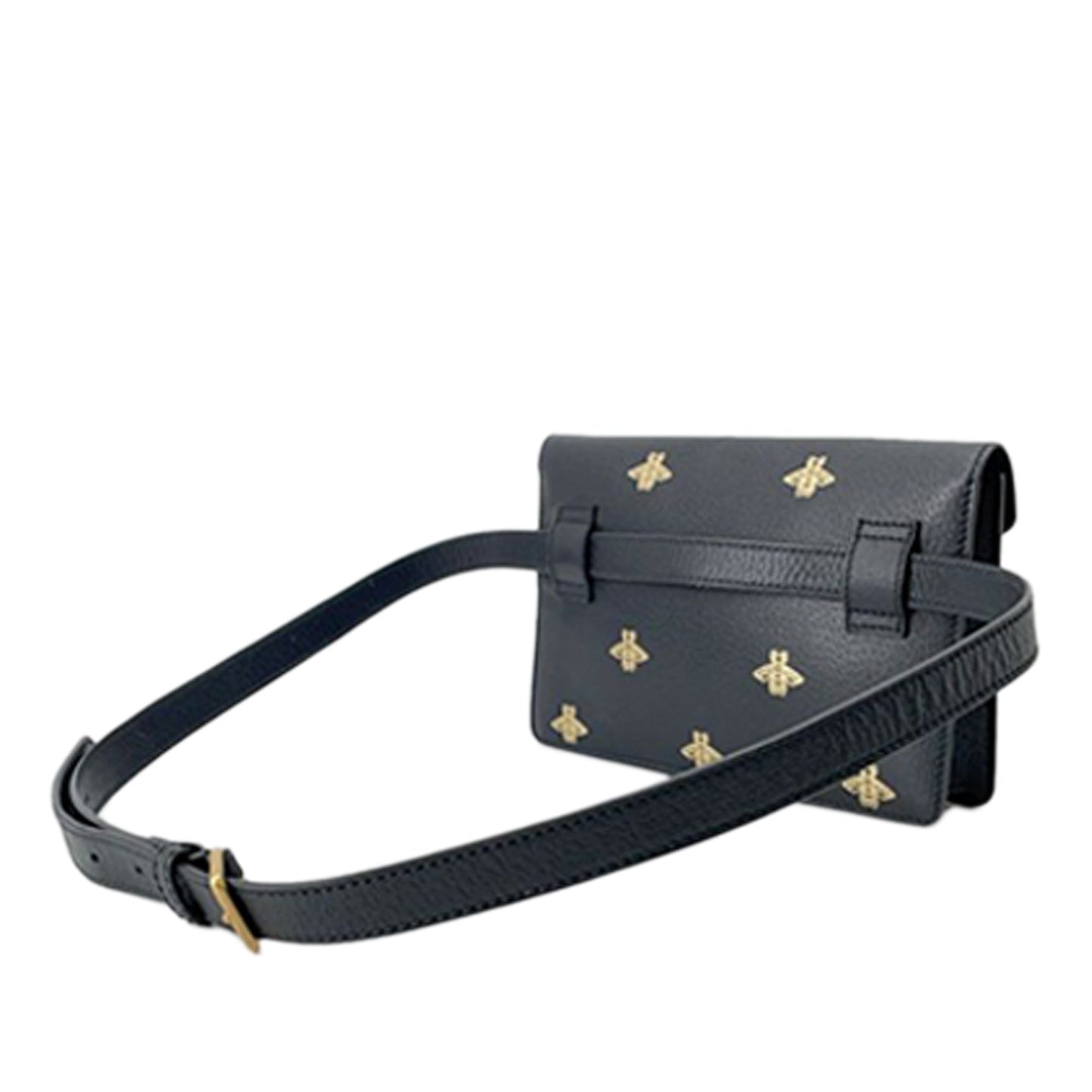 Gucci Leather Bee Star Belt Bag