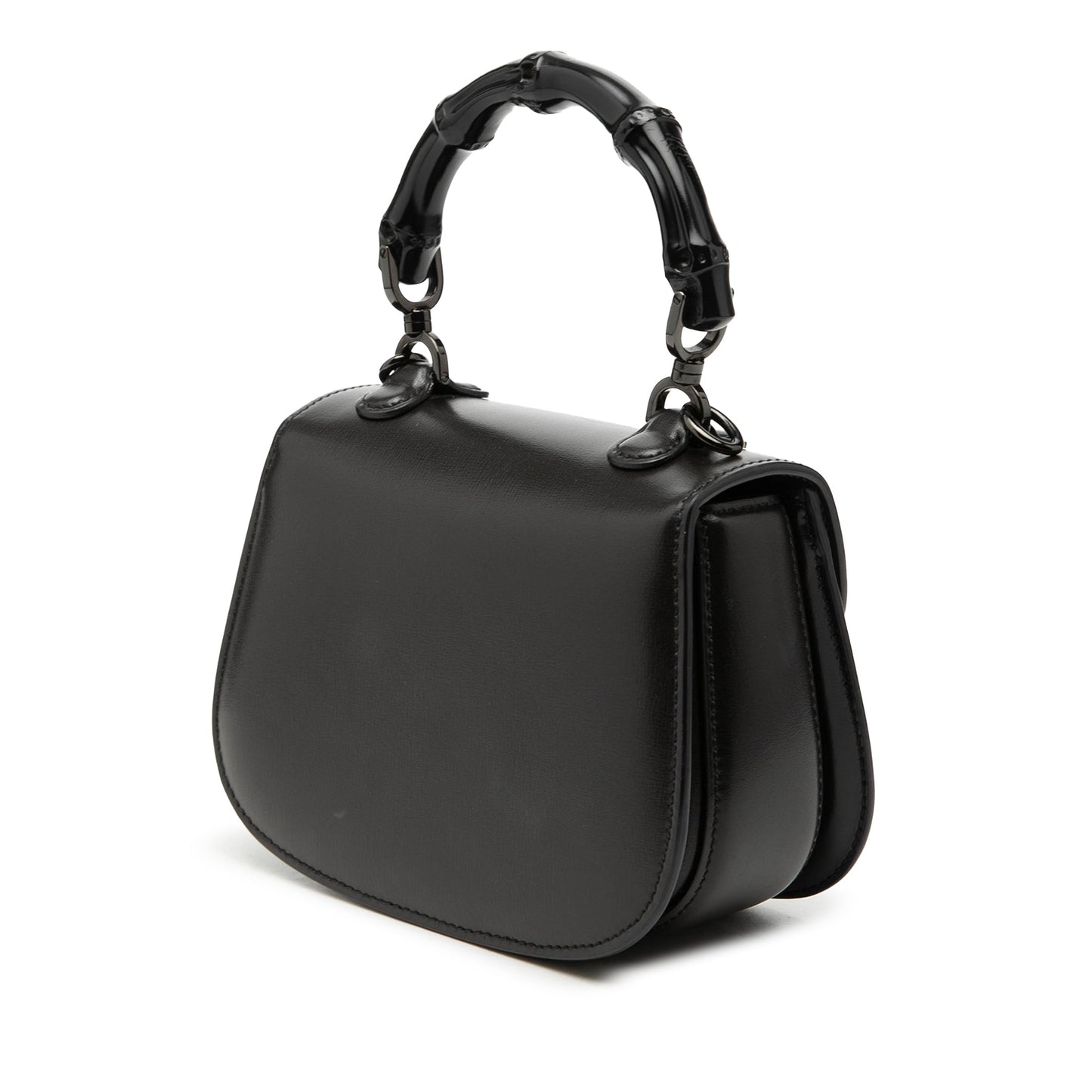 Gucci Mini Calfskin 1947 Bamboo Top Handle Bag