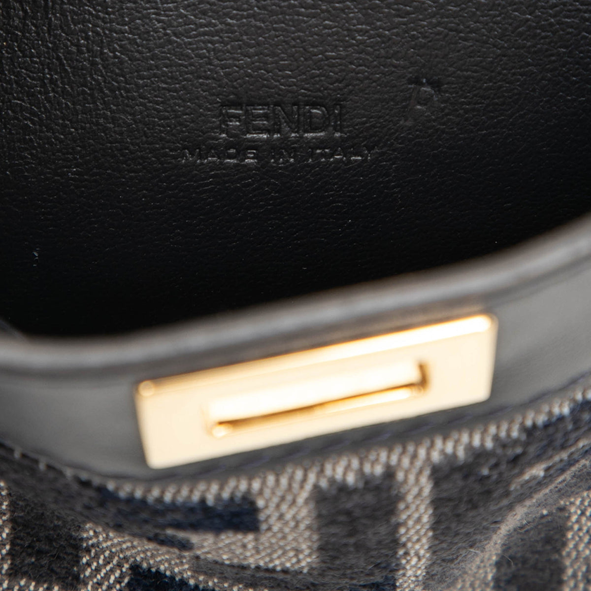 Fendi Nano Zucca Chenille Peekaboo Satchel