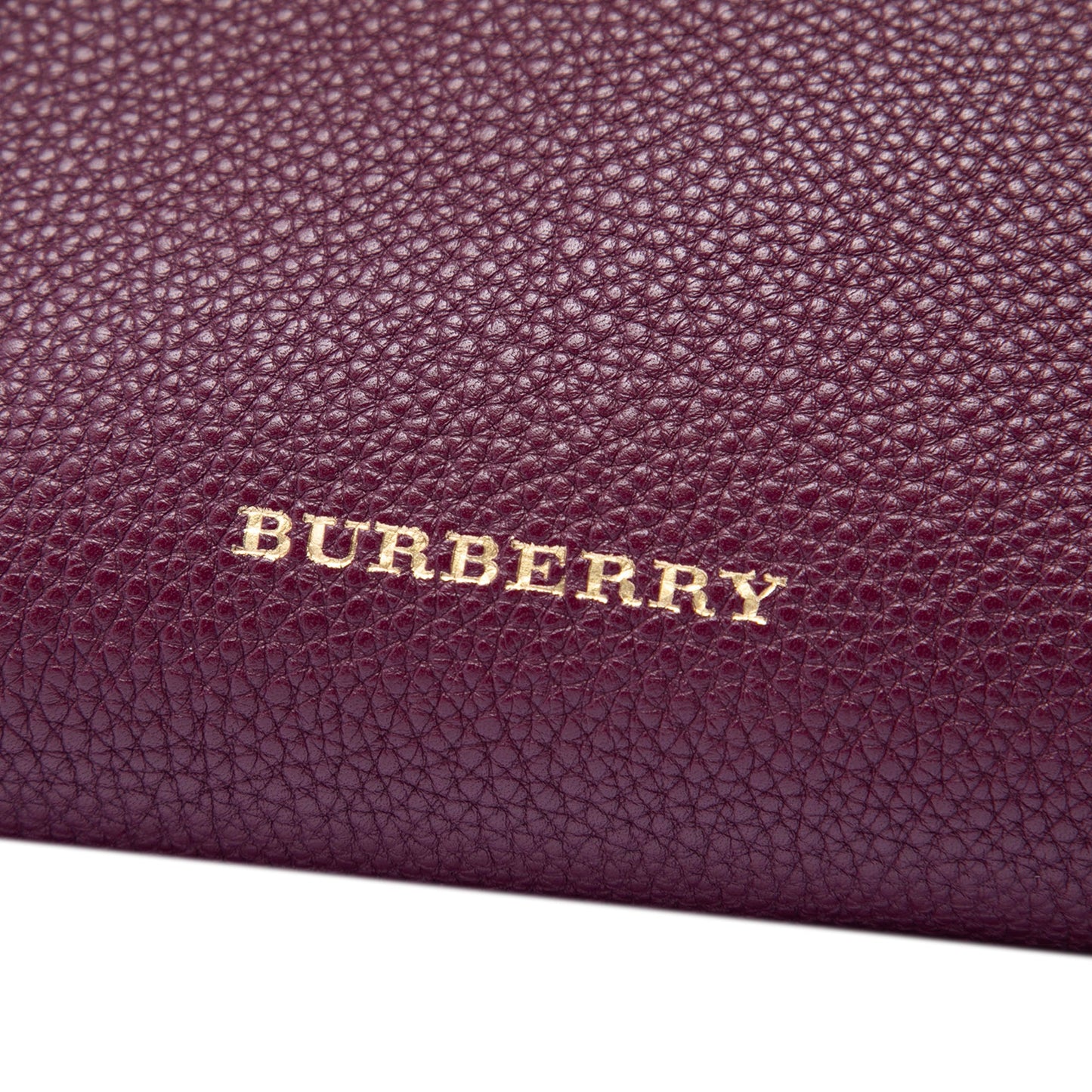 Burberry Medium Leather and House Check Banner Satchel