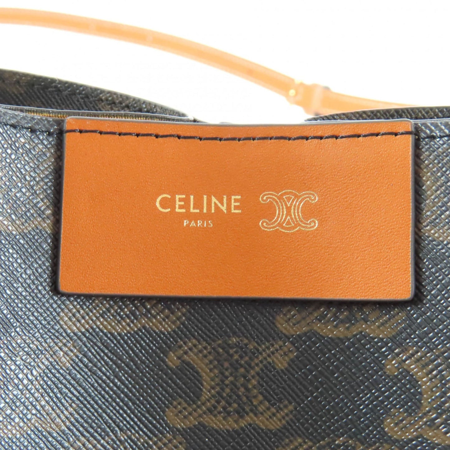 Celine Small Triomphe Coated Canvas Cube Satchel