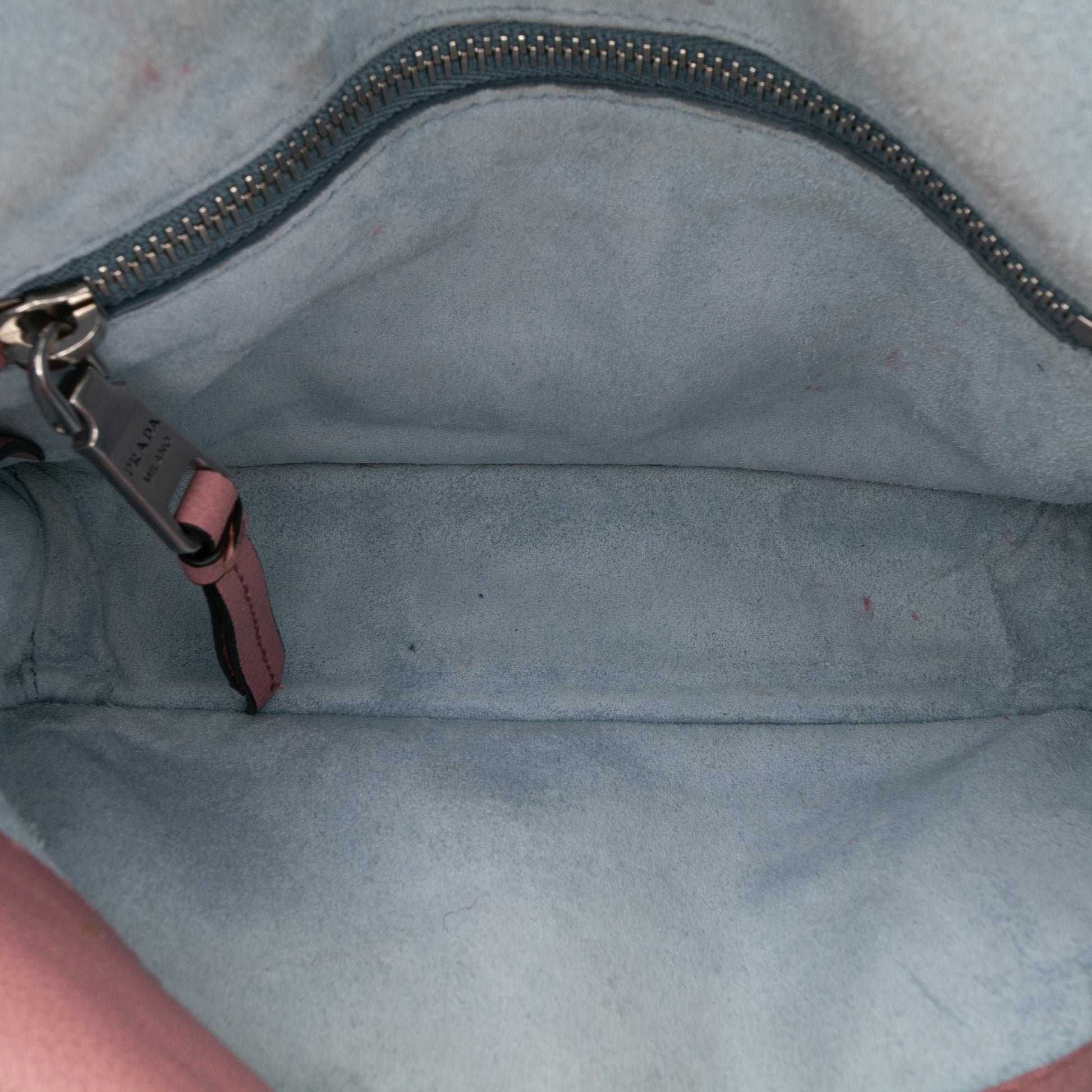 Prada Glace Calf Studded Etiquette Flap Crossbody