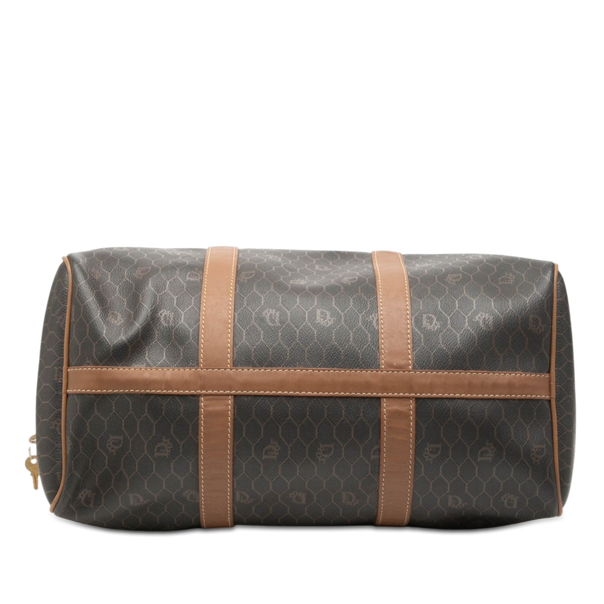 Dior Honeycomb Coated Canvas Boston Bag