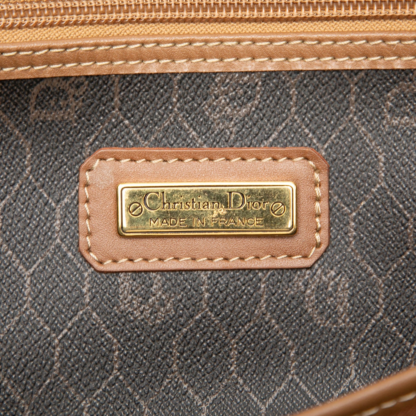 Dior Honeycomb Coated Canvas Boston Bag