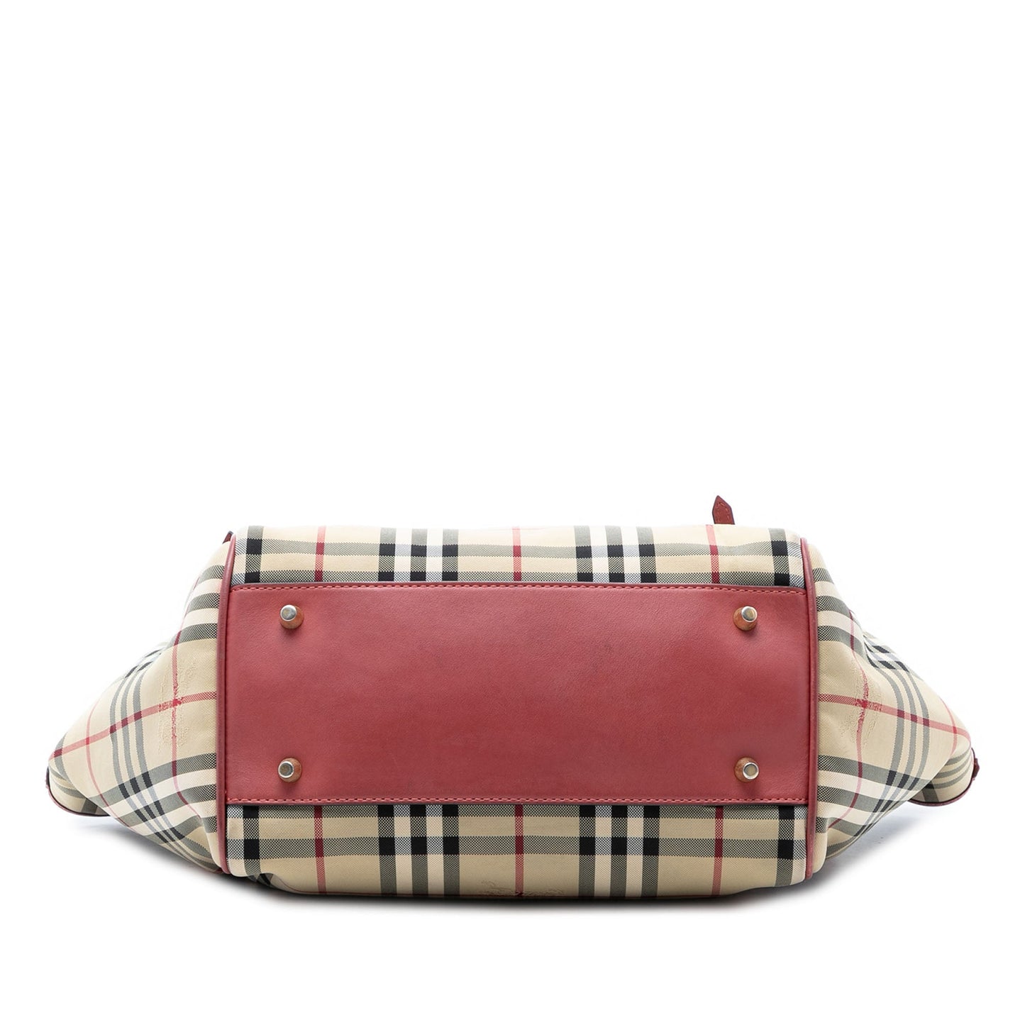Burberry Small Haymarket Check Coated Canvas Canterbury Tote