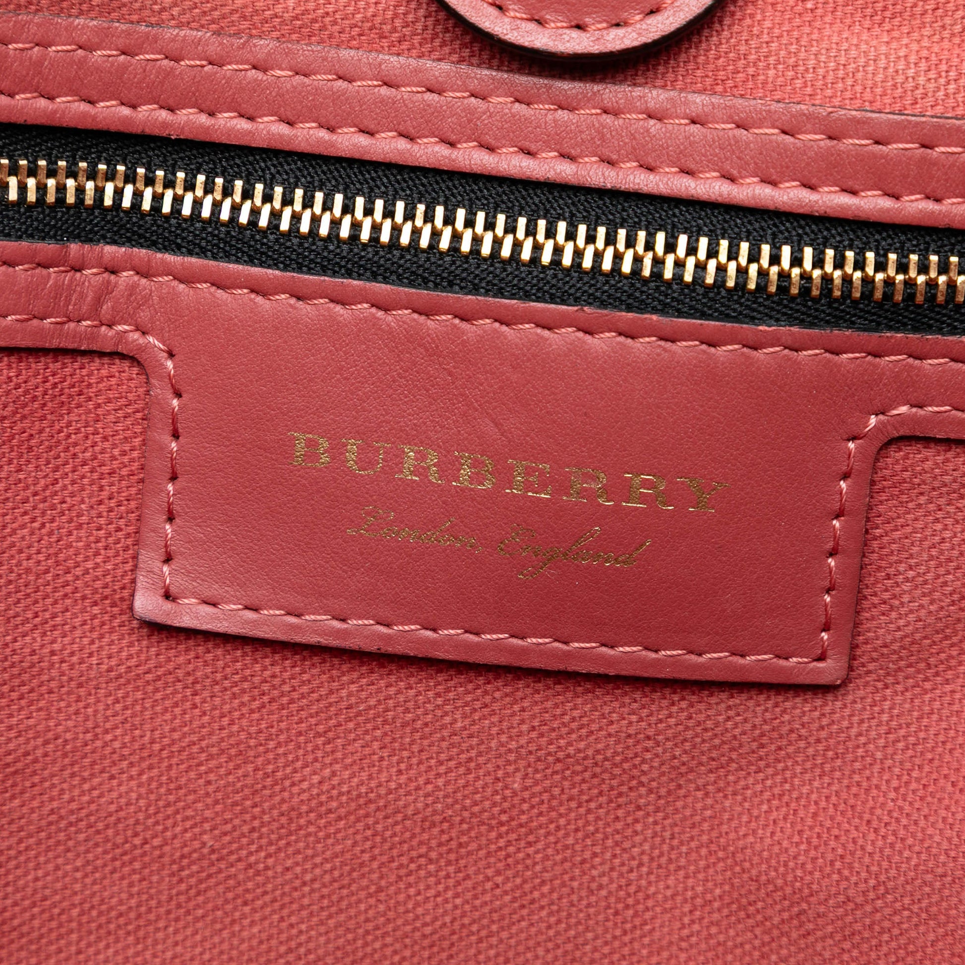 Burberry Small Haymarket Check Coated Canvas Canterbury Tote