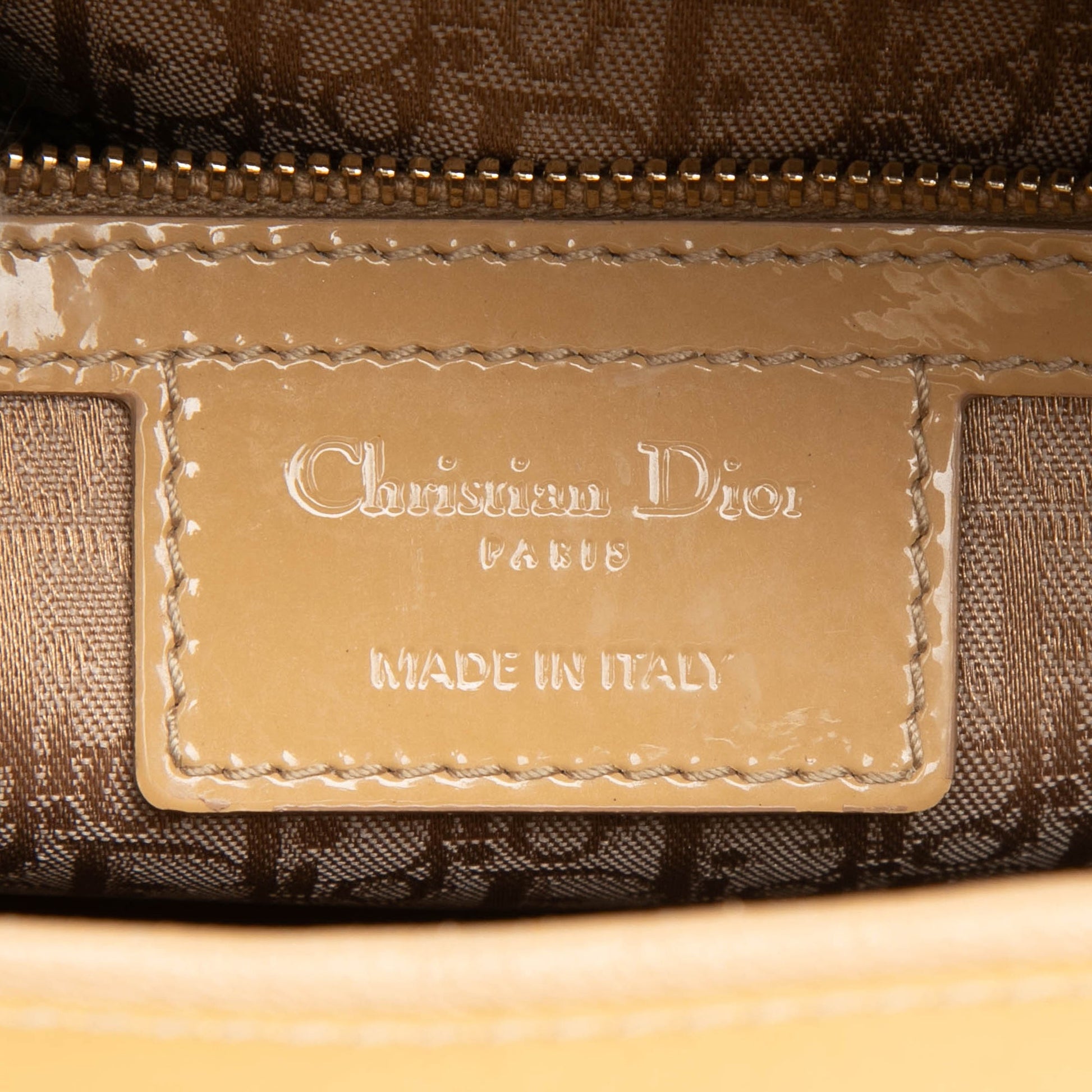Dior Large Patent Cannage Lady Dior