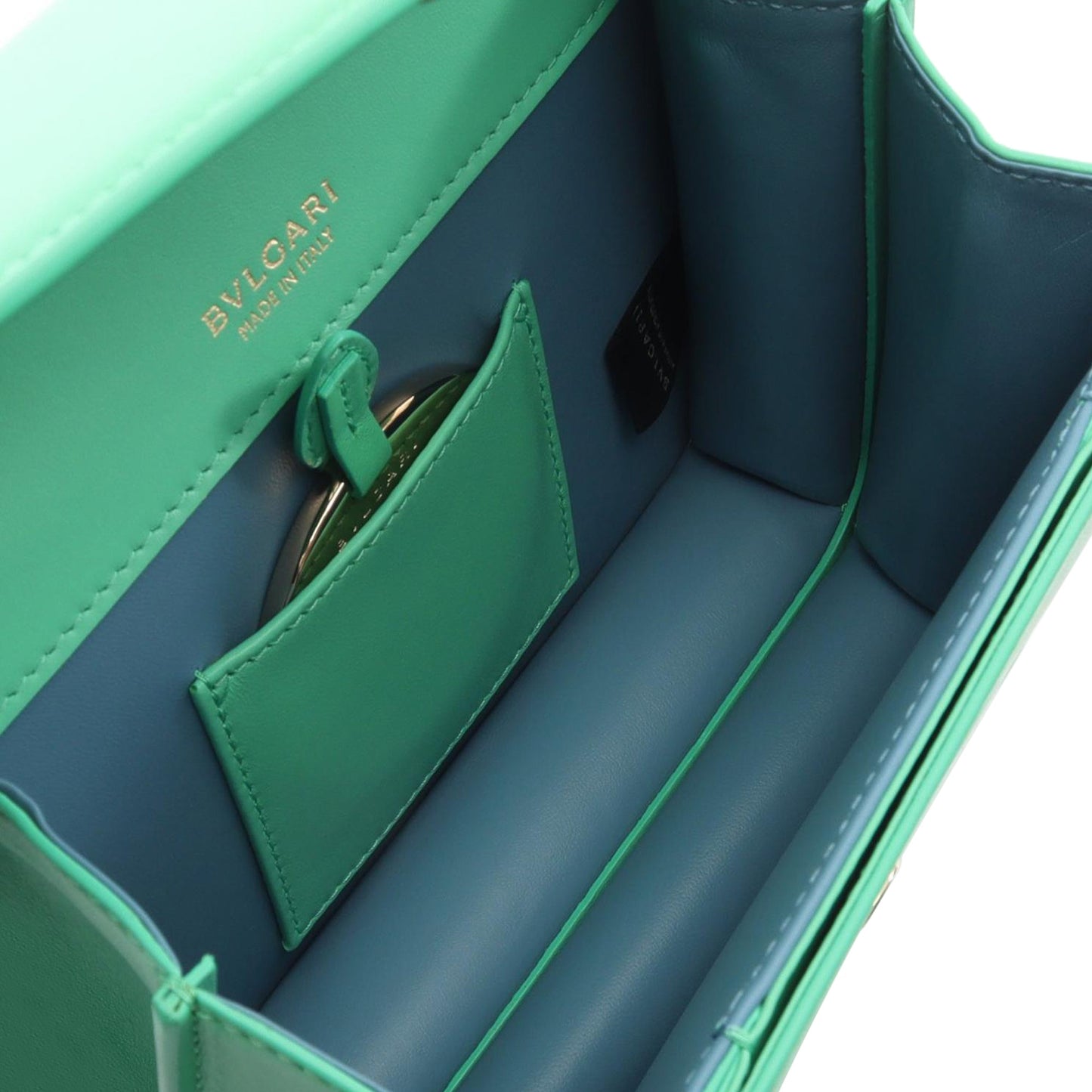 Bvlgari Leather Serpenti Forever Maxi Chain Top Handle Bag