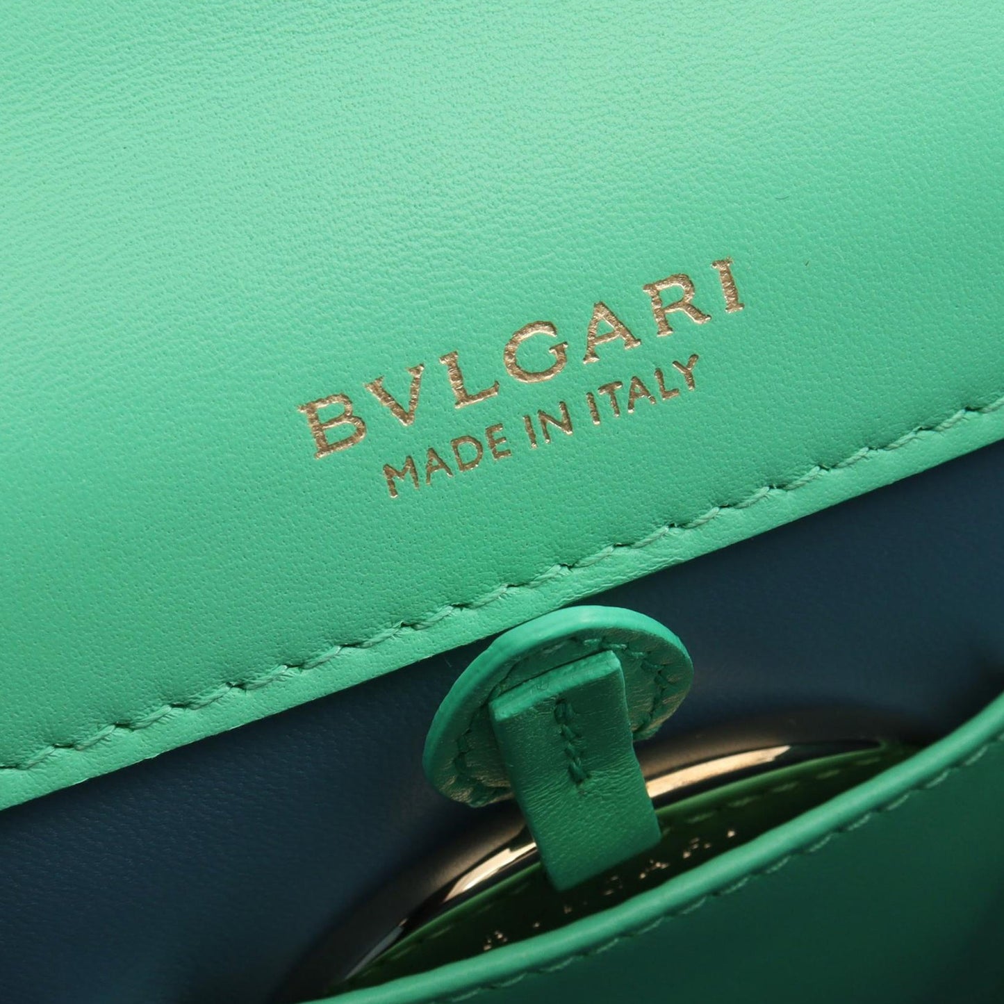 Bvlgari Leather Serpenti Forever Maxi Chain Top Handle Bag