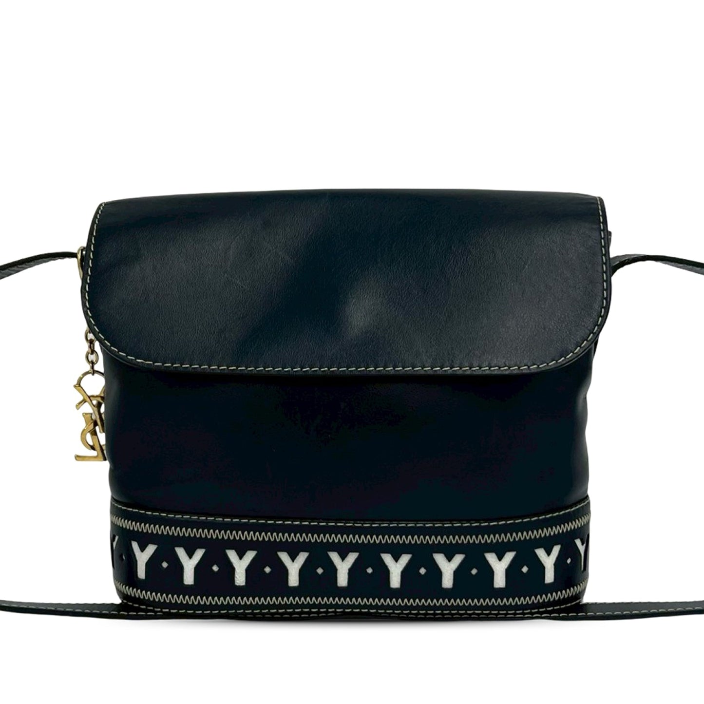 Saint Laurent Leather Cutout Crossbody