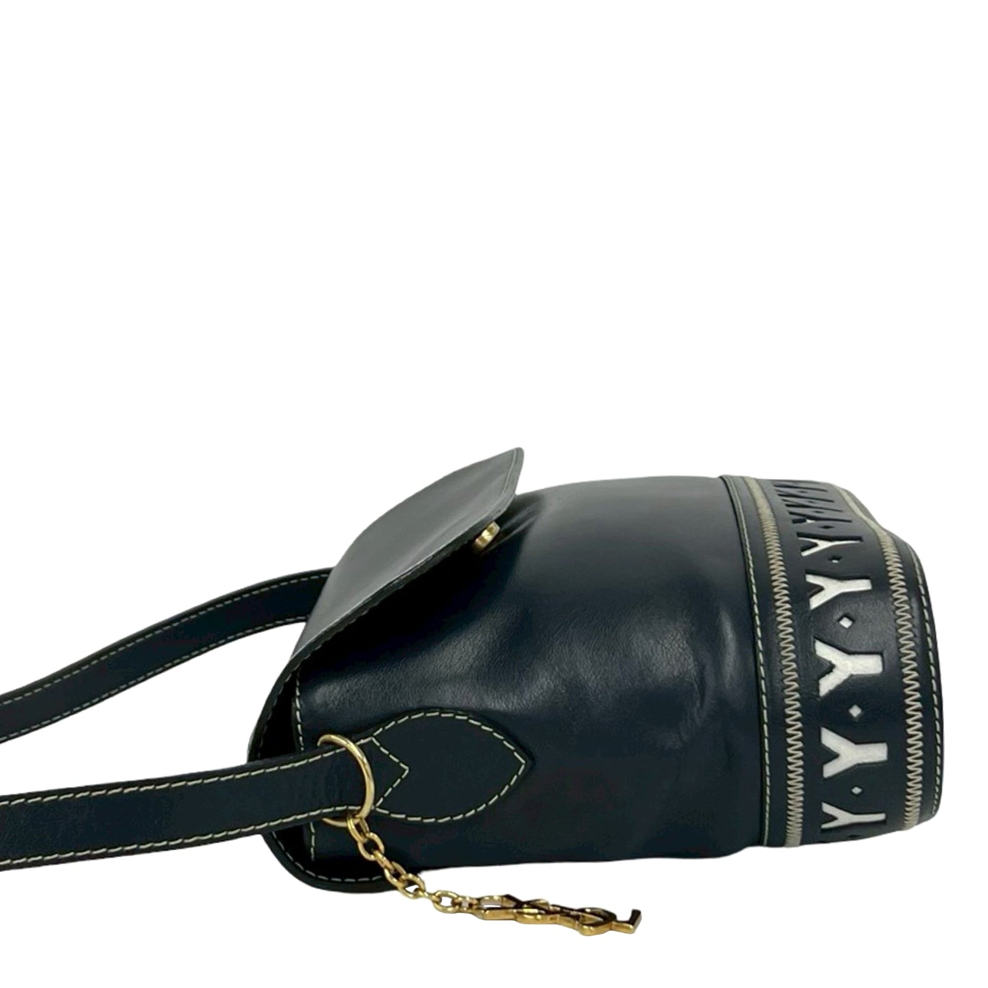 Saint Laurent Leather Cutout Crossbody
