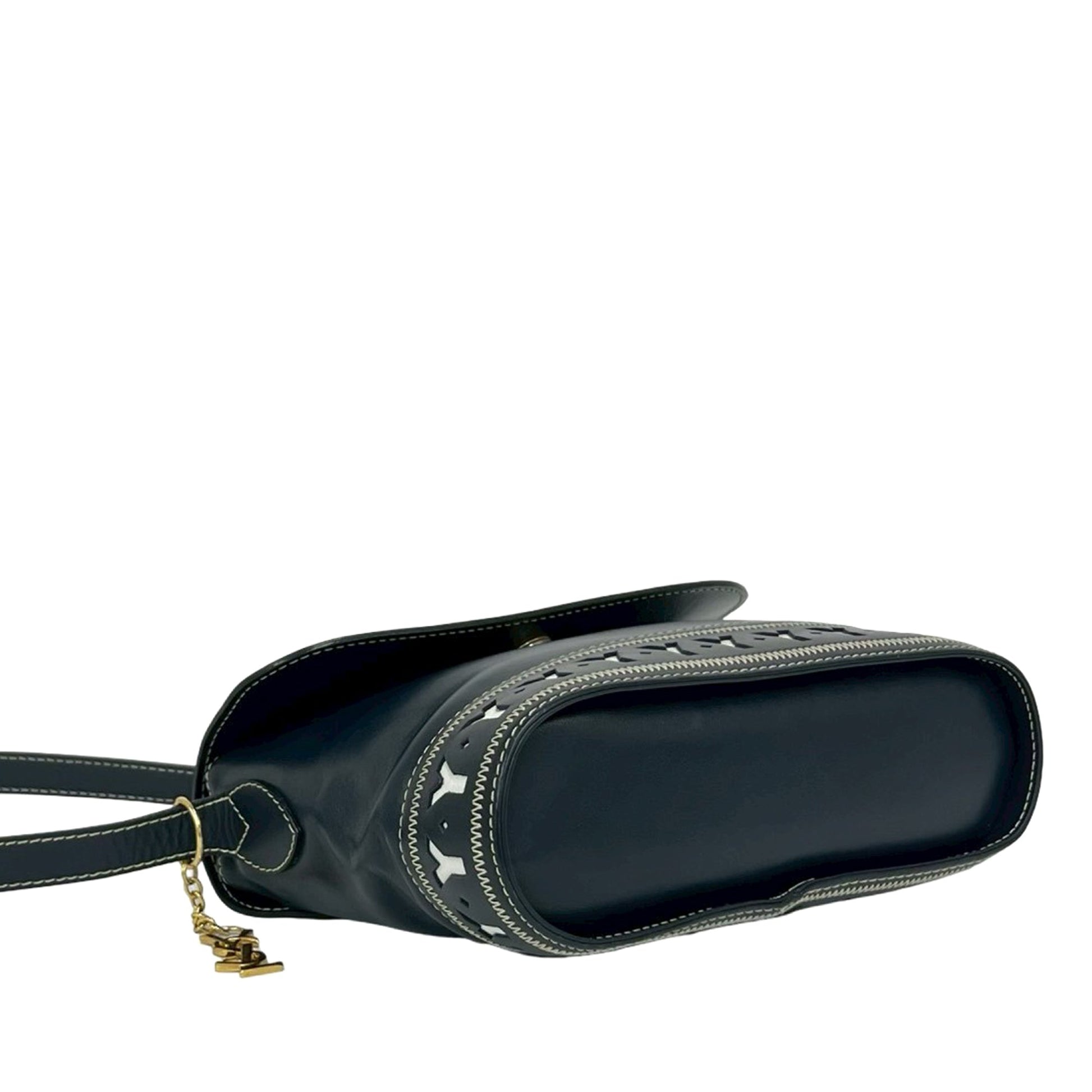 Saint Laurent Leather Cutout Crossbody