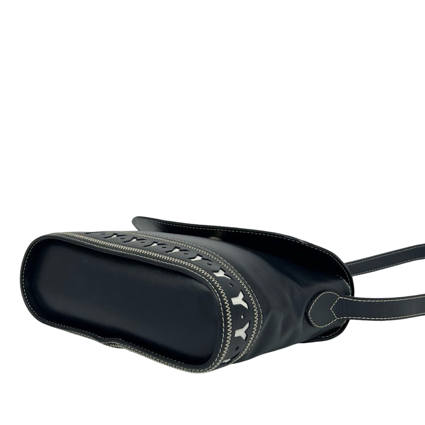 Saint Laurent Leather Cutout Crossbody