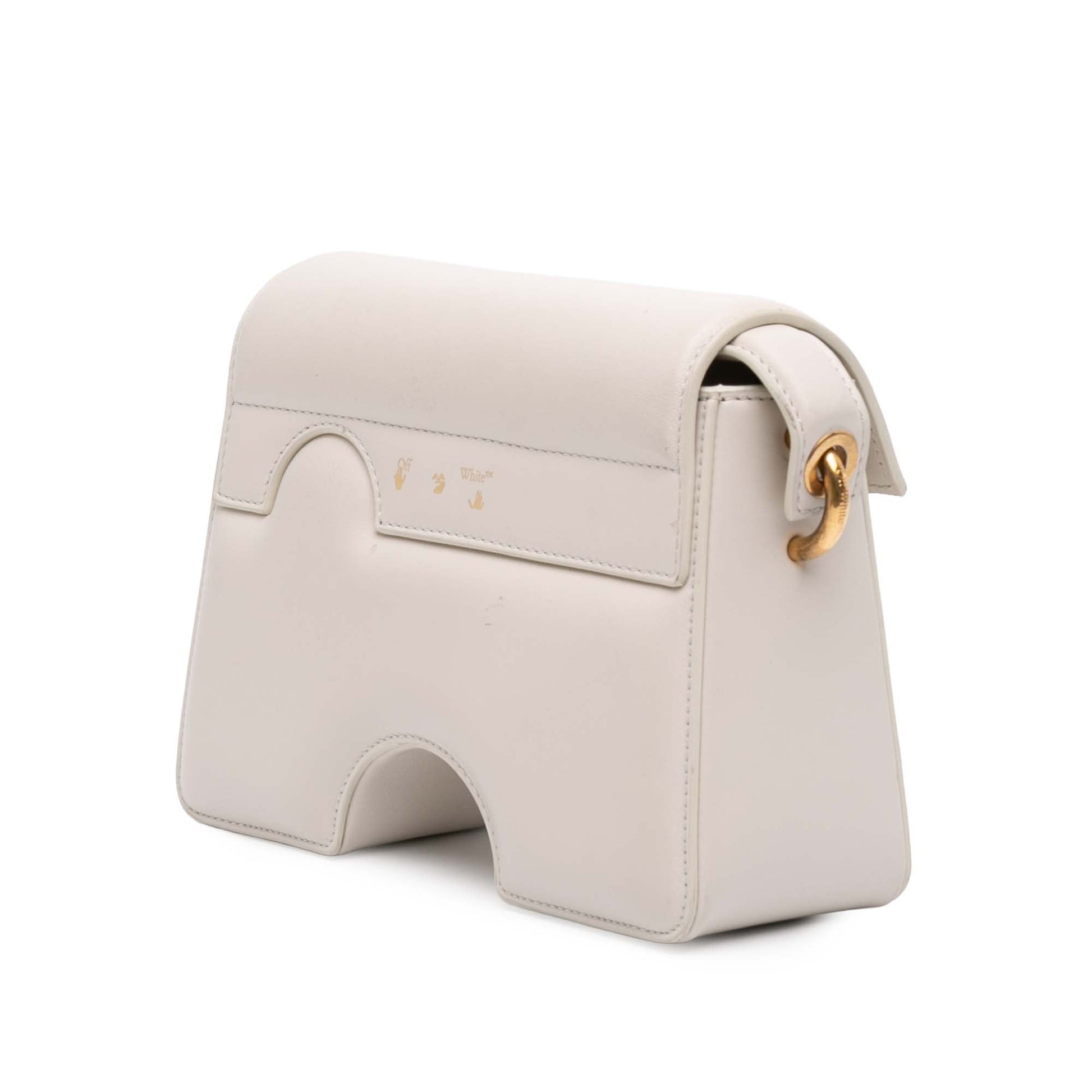Off-White Leather Burrow 22 Crossbody