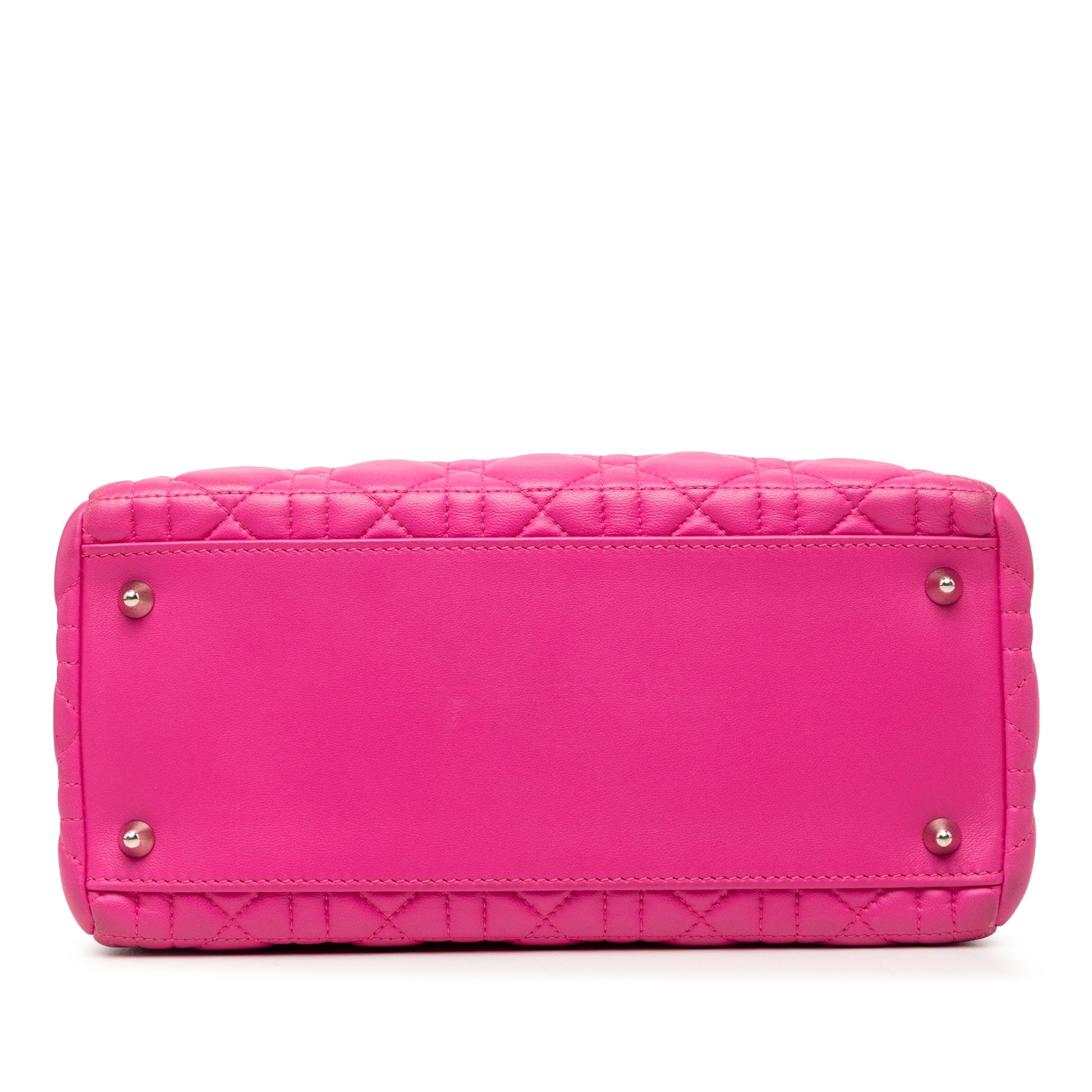Dior Medium Lambskin Cannage Lady Dior