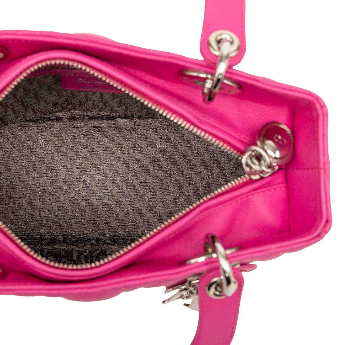 Dior Medium Lambskin Cannage Lady Dior