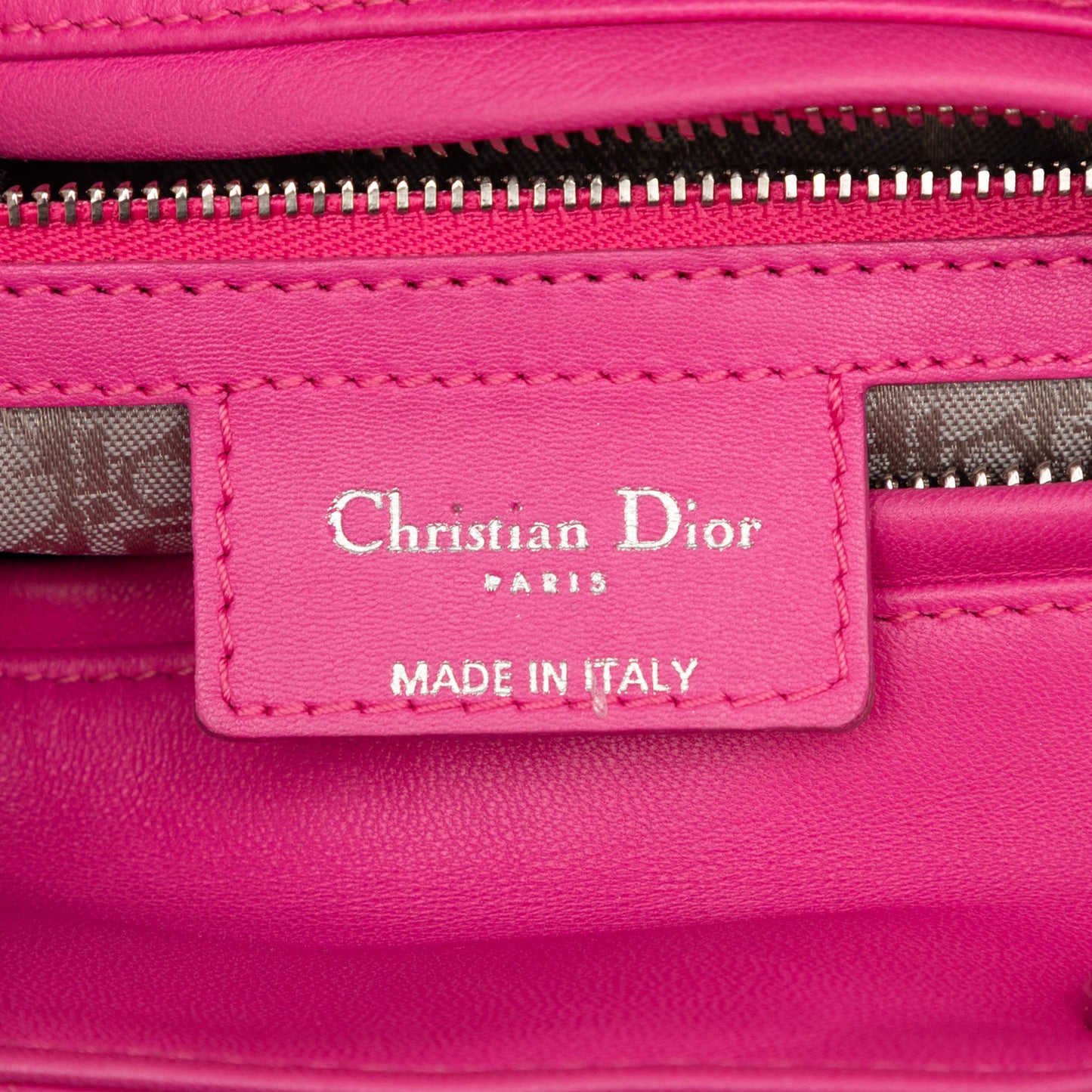 Dior Medium Lambskin Cannage Lady Dior