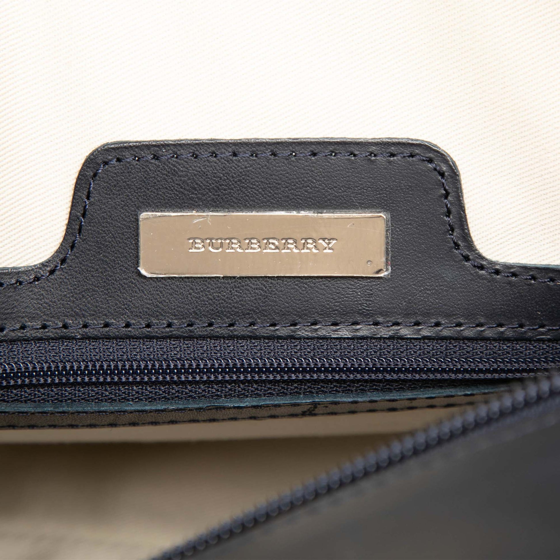 Striped Canvas Handbag