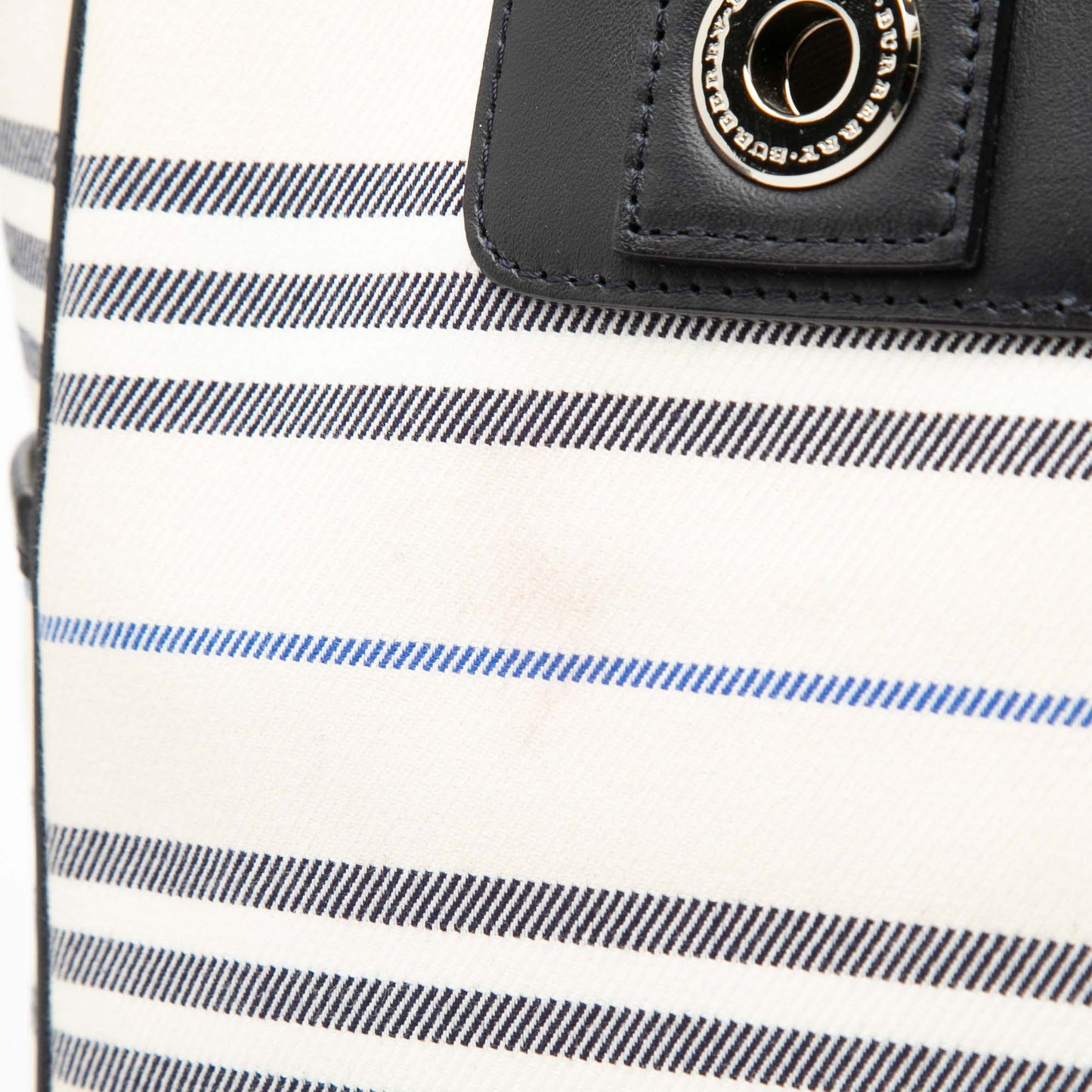 Striped Canvas Handbag