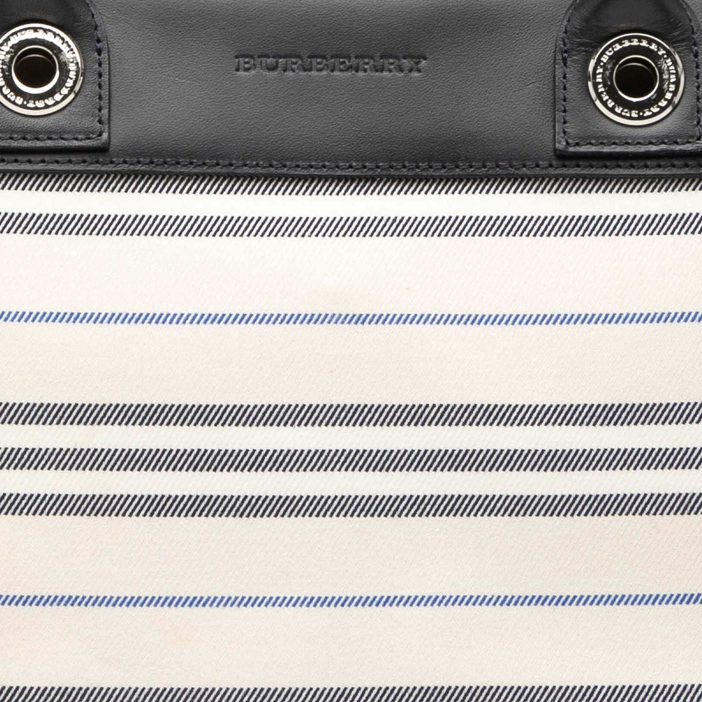 Striped Canvas Handbag