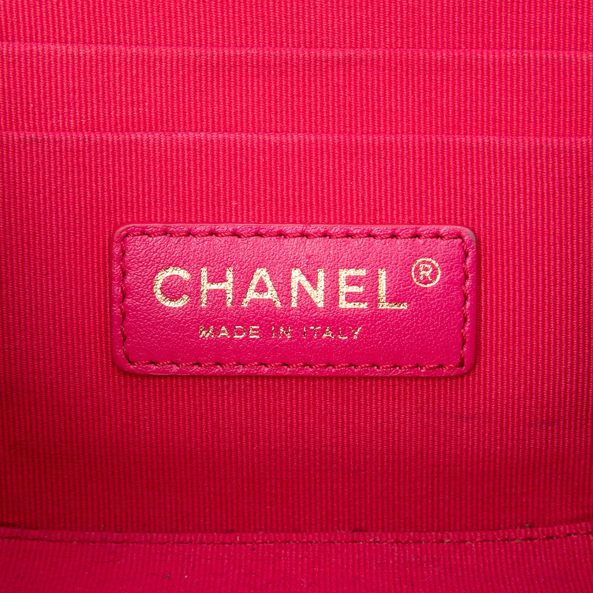 Chanel Small Quilted Calfskin Chain Bar Vanity Case with Chain