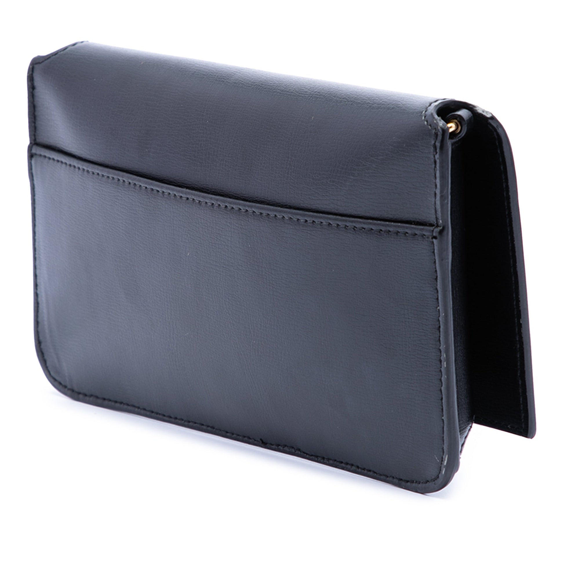 Saint Laurent Smooth Calfskin Monogram Cassandre Phone Holder