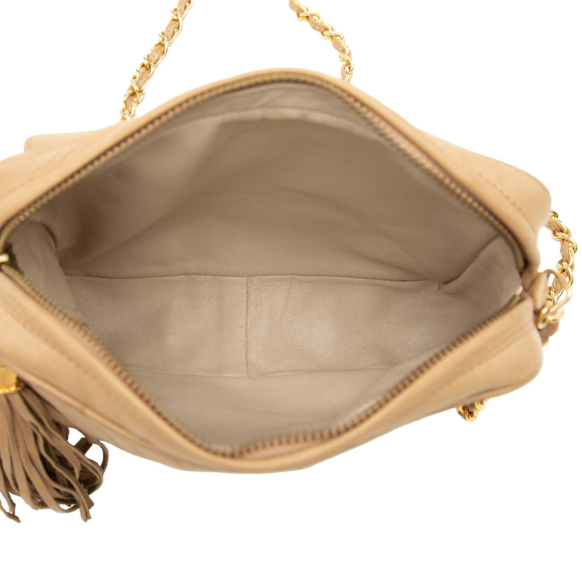 Chanel Mini CC Quilted Lambskin Tassel Camera Bag
