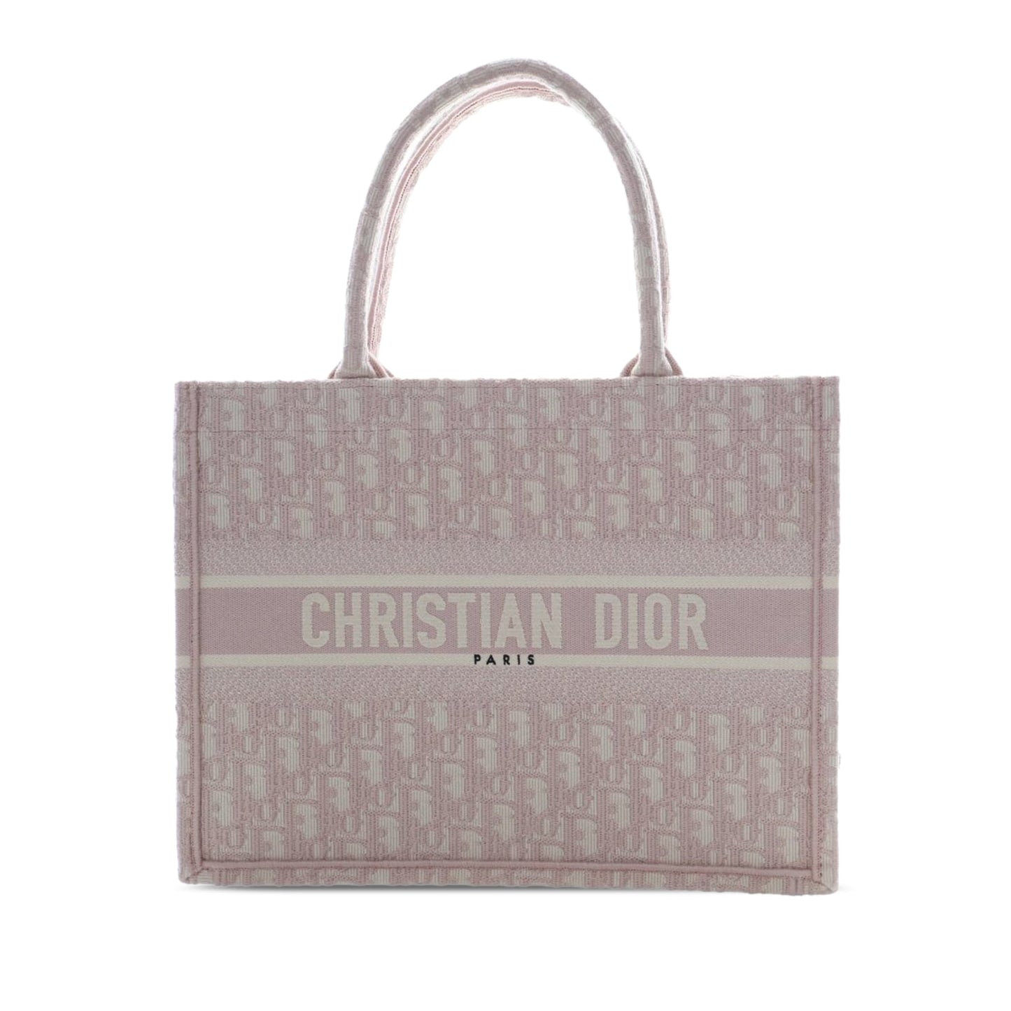 Dior Medium Oblique Embroidered Canvas Book Tote