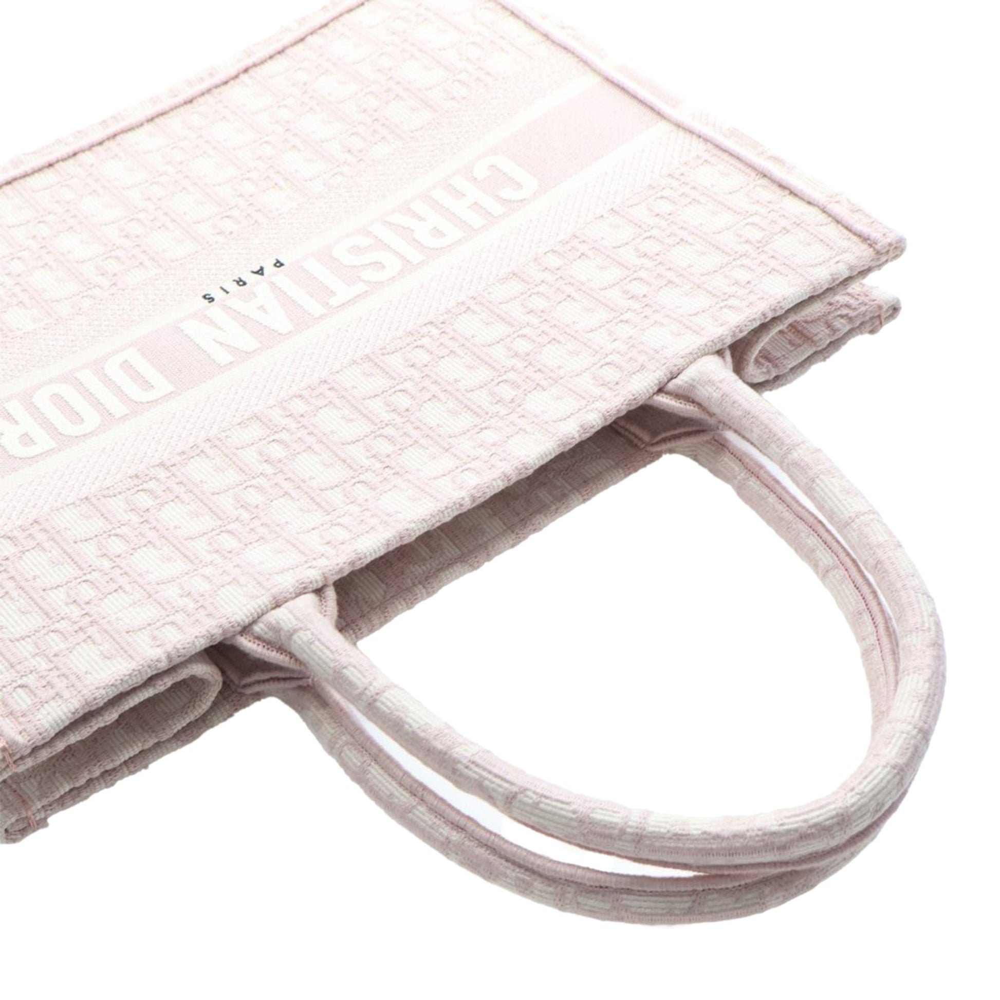 Dior Medium Oblique Embroidered Canvas Book Tote
