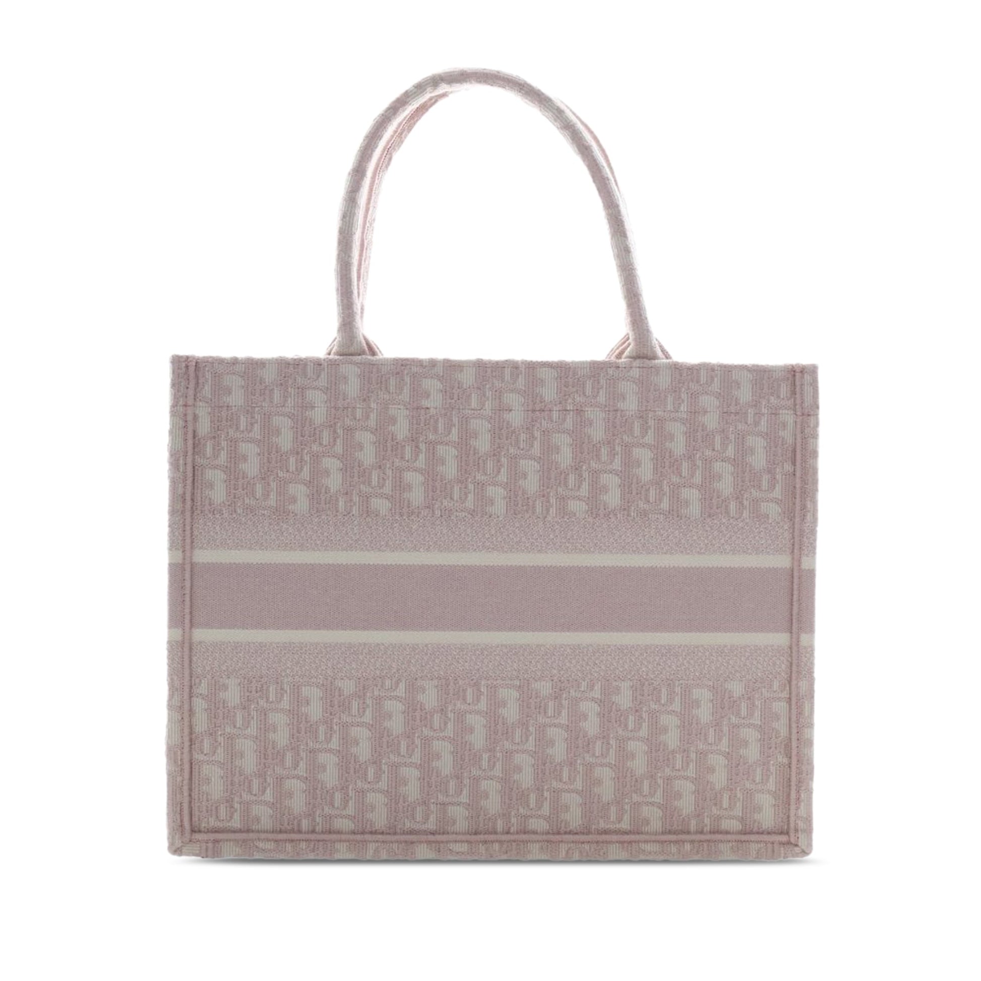 Dior Medium Oblique Embroidered Canvas Book Tote