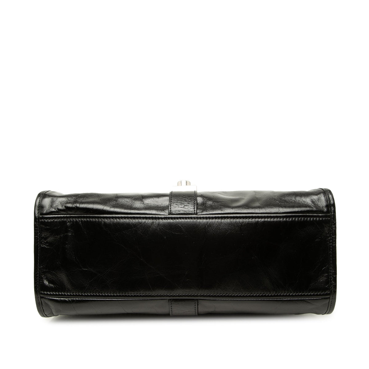 Prada Medium Glossy Calfskin Shoulder Bag