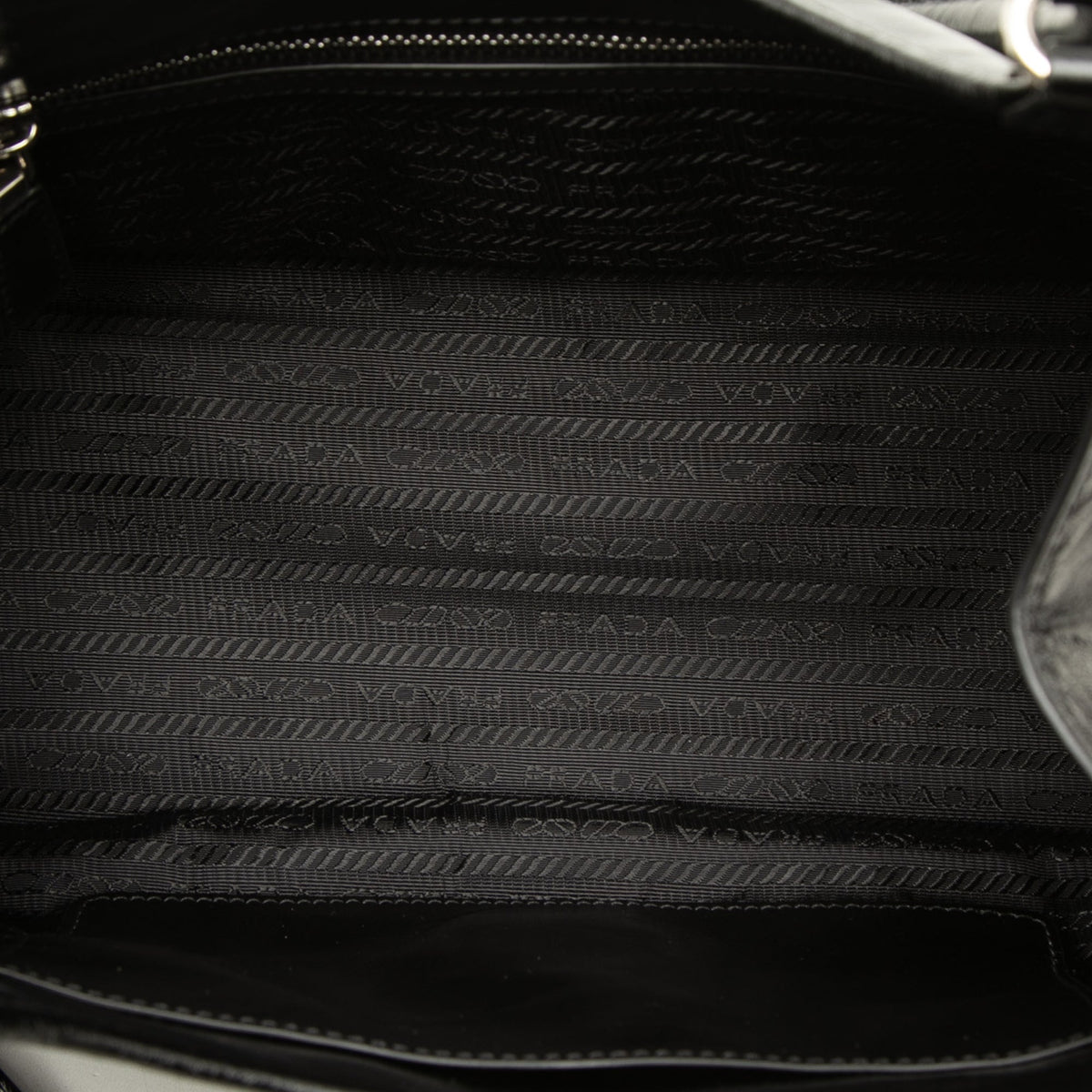 Prada Medium Glossy Calfskin Shoulder Bag